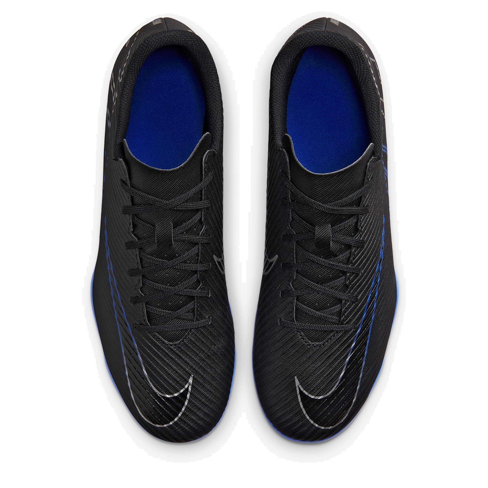 Crno/Kromirano - Nike - Mercurial Vapor Club Firm Ground Football Boots - 6