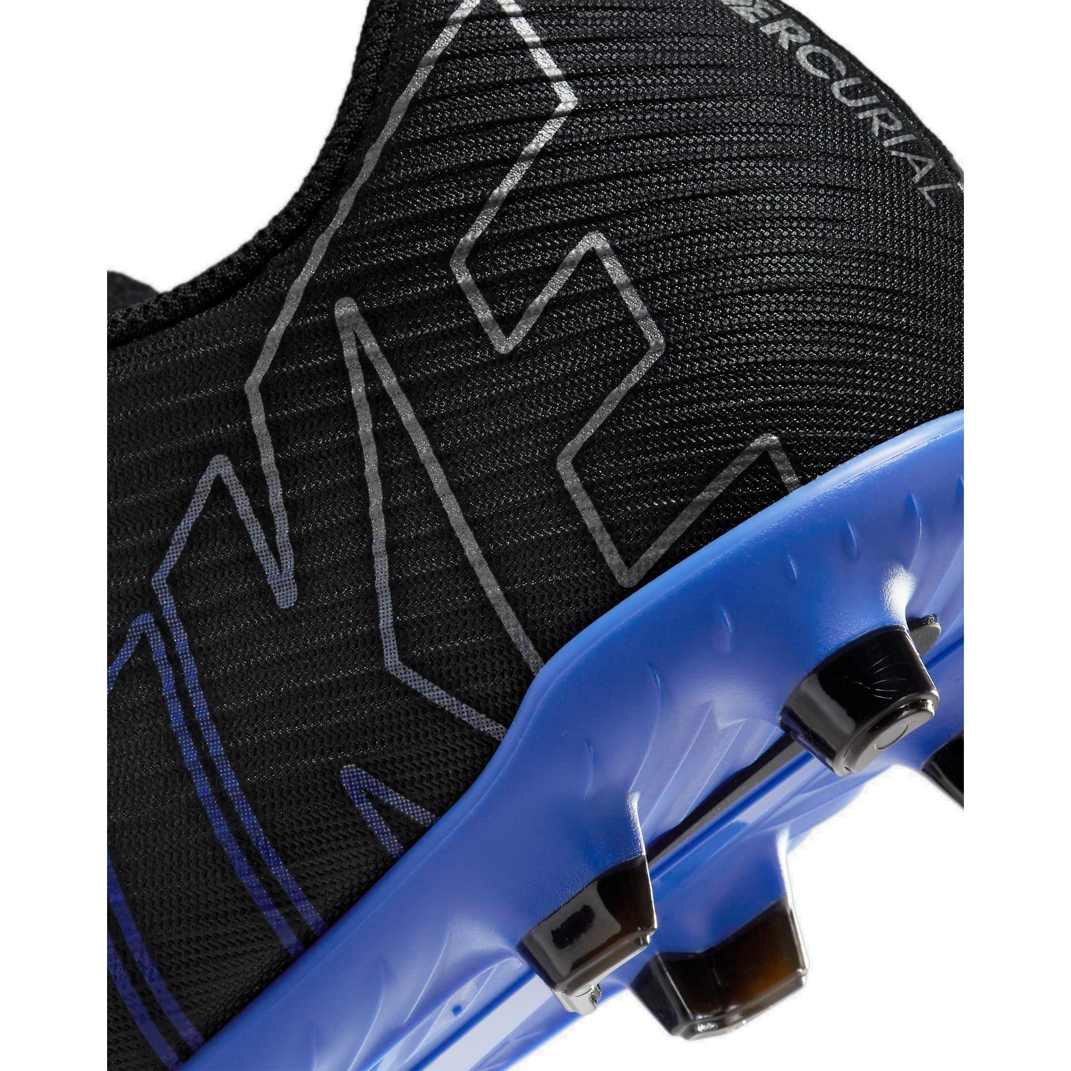 Crno/Kromirano - Nike - Mercurial Vapor Club Firm Ground Football Boots - 9