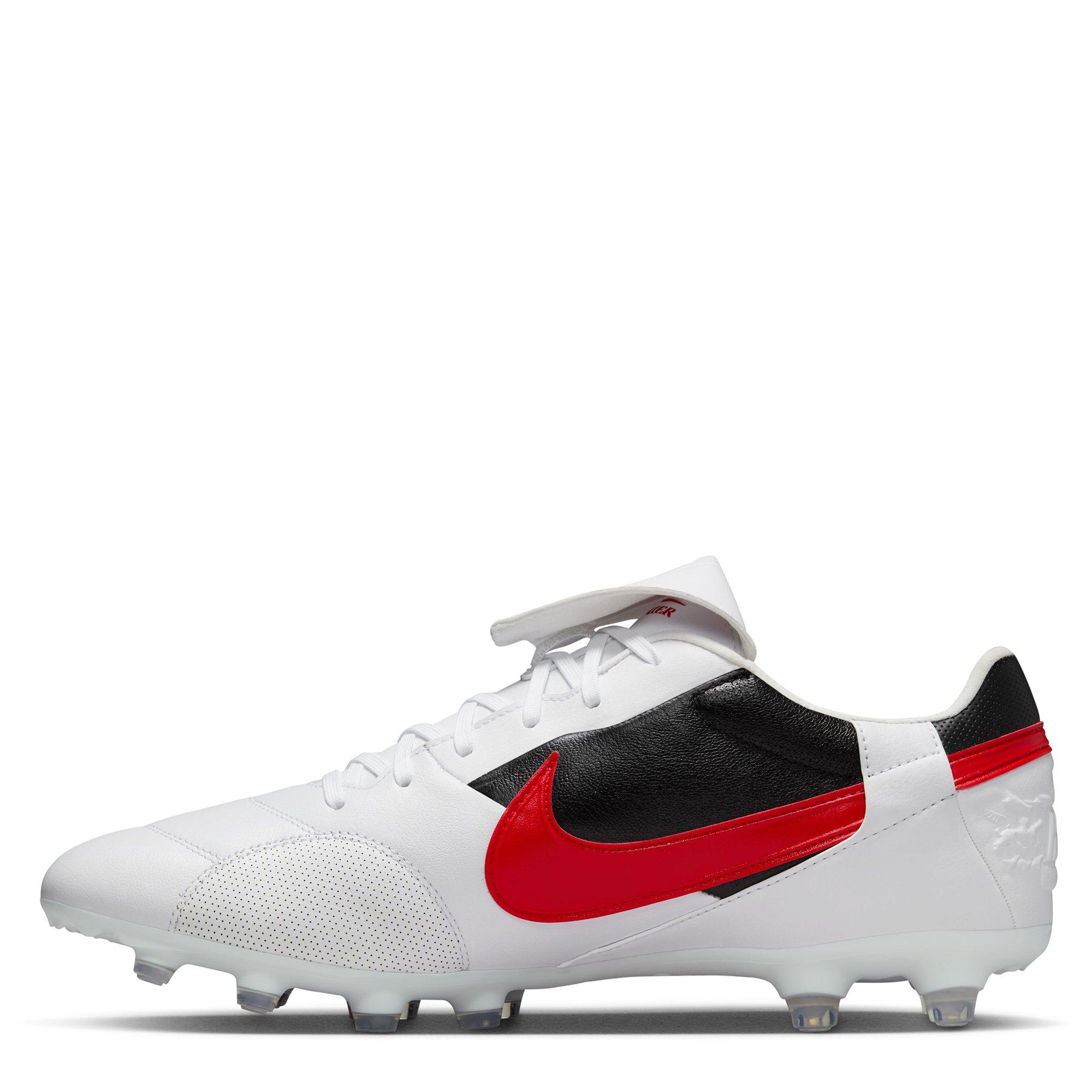 Wht/Unv.RedBlk - Nike - Premier 3 Academy Firm Ground Football Boots - 2