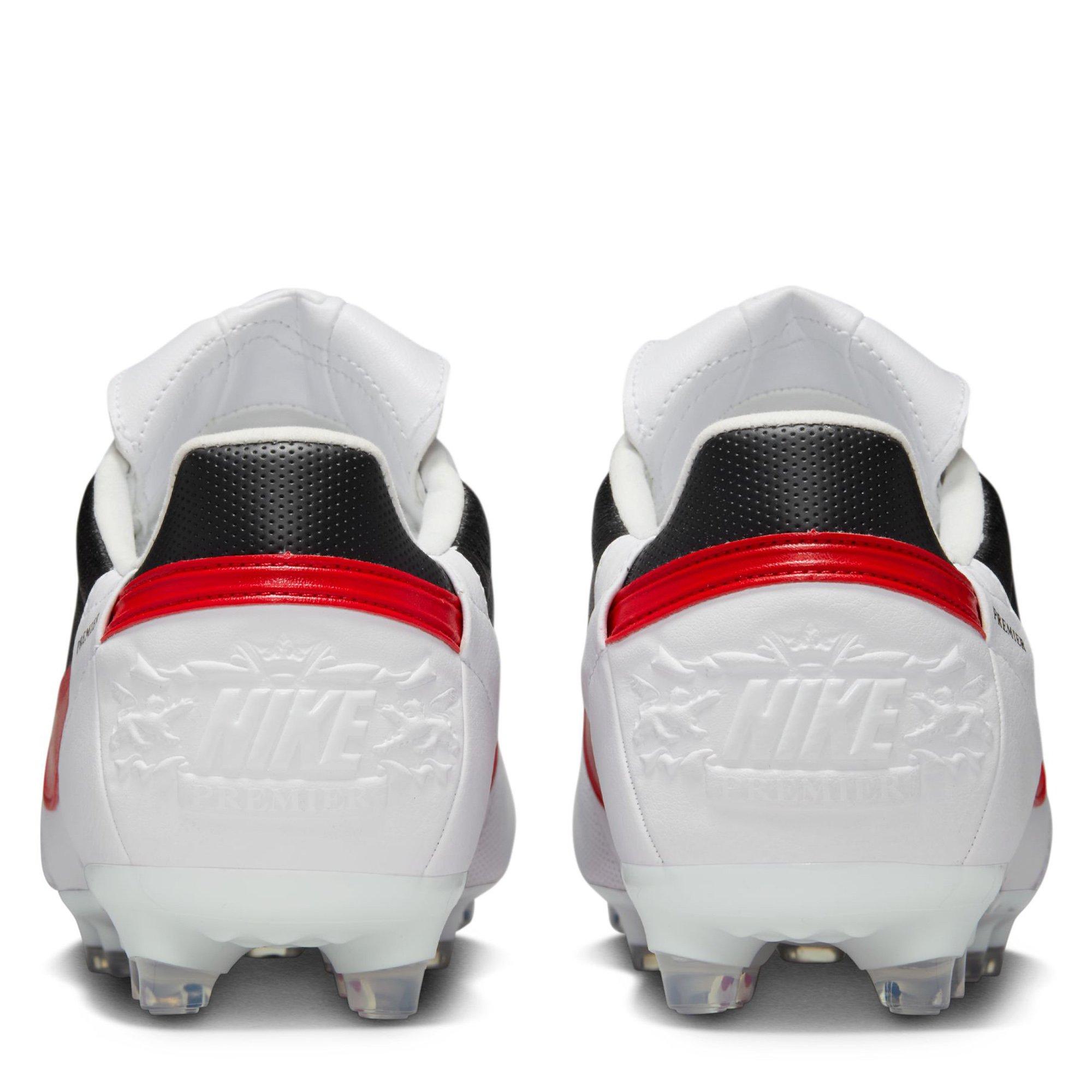 Wht/Unv.RedBlk - Nike - Premier 3 Academy Firm Ground Football Boots - 6