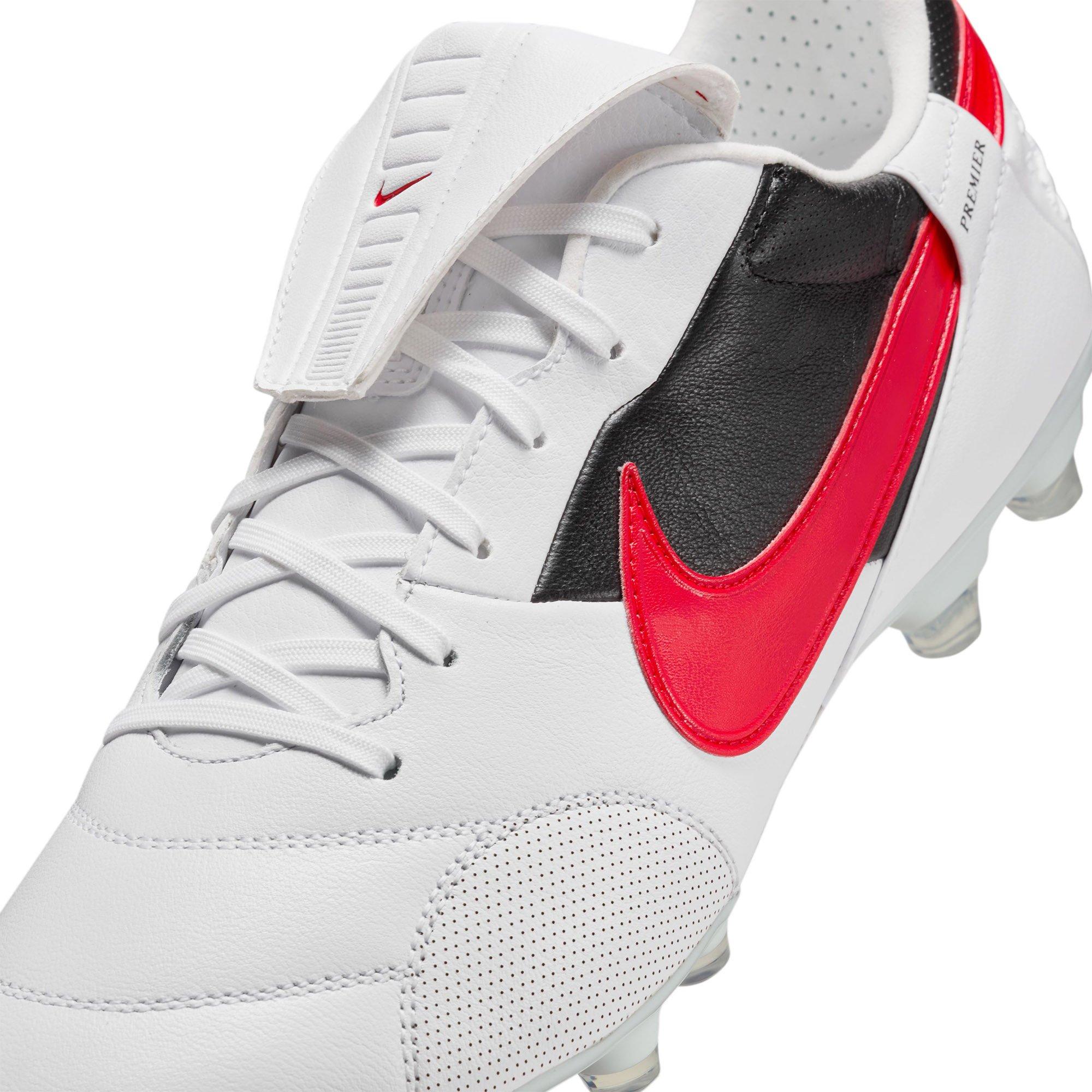 Wht/Unv.RedBlk - Nike - Premier 3 Academy Firm Ground Football Boots - 7