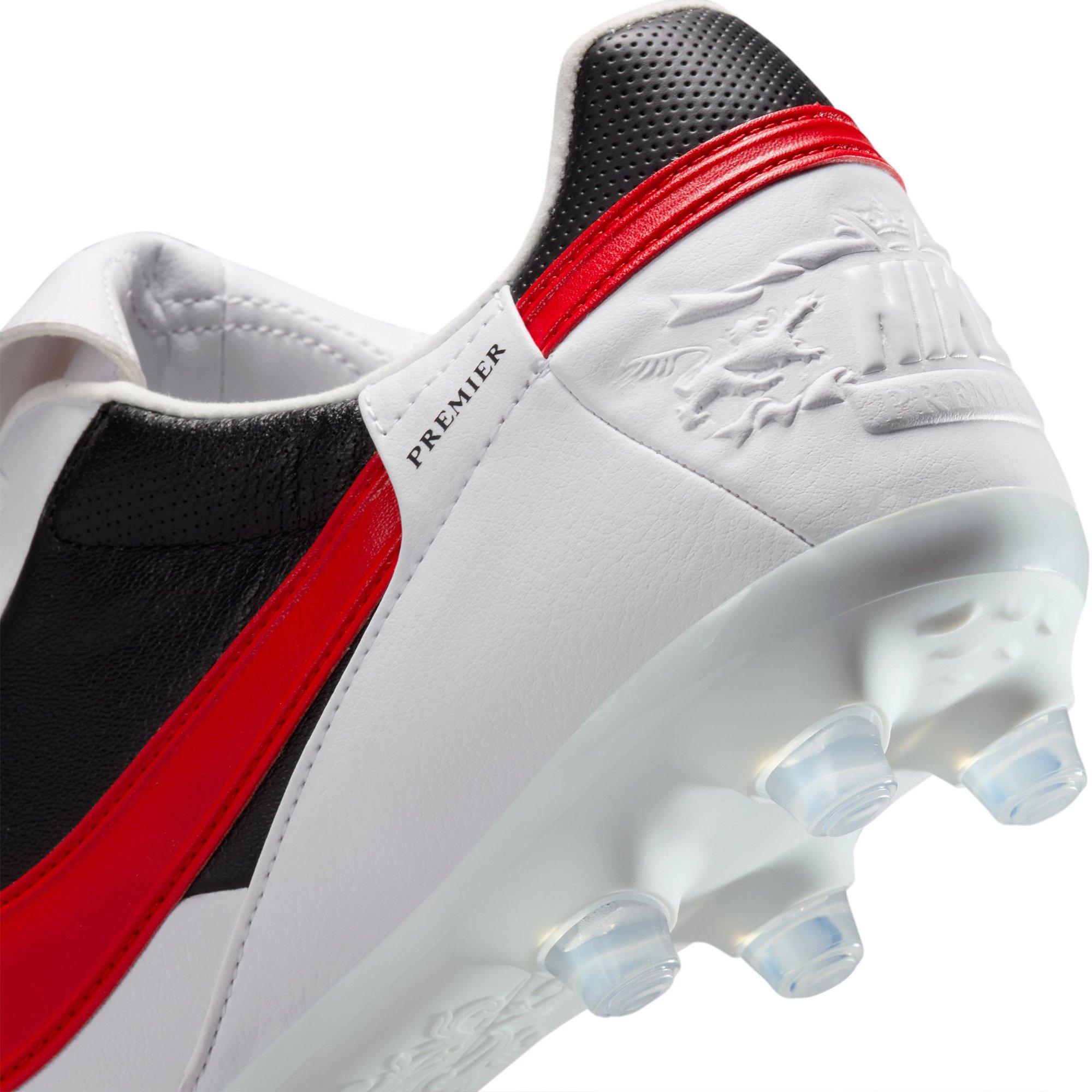 Wht/Unv.RedBlk - Nike - Premier 3 Academy Firm Ground Football Boots - 9