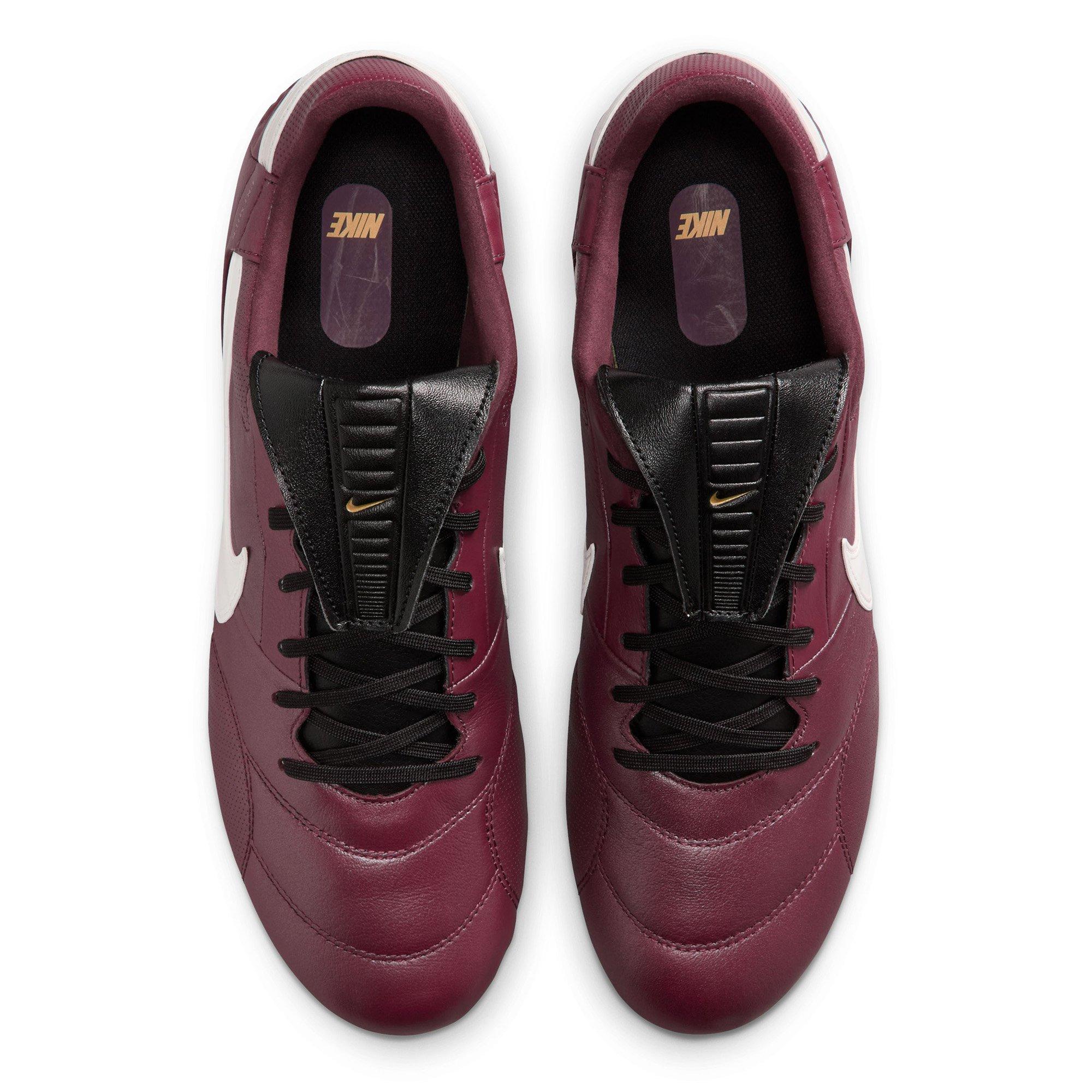 Merlot/Sail-Blk - Nike - Premier 3 Academy Firm Ground Football Boots - 4