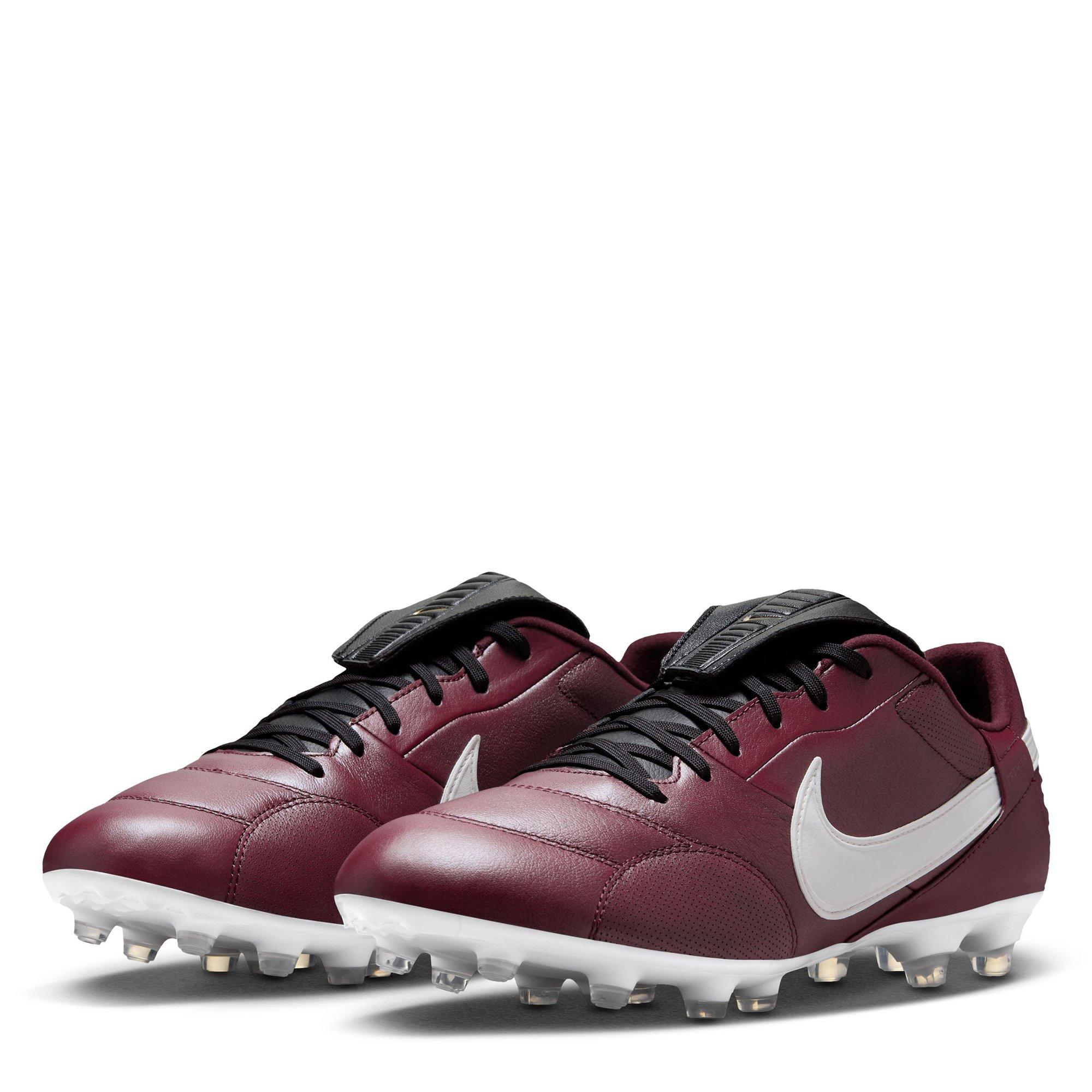 Merlot/Sail-Blk - Nike - Premier 3 Academy Firm Ground Football Boots - 5