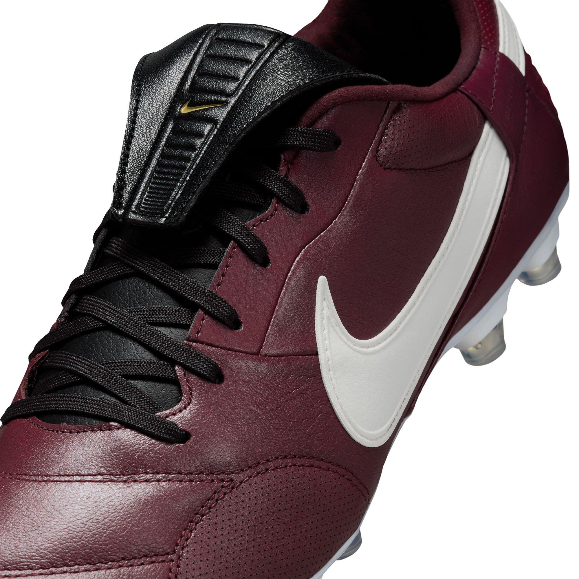 Merlot/Sail-Blk - Nike - Premier 3 Academy Firm Ground Football Boots - 7