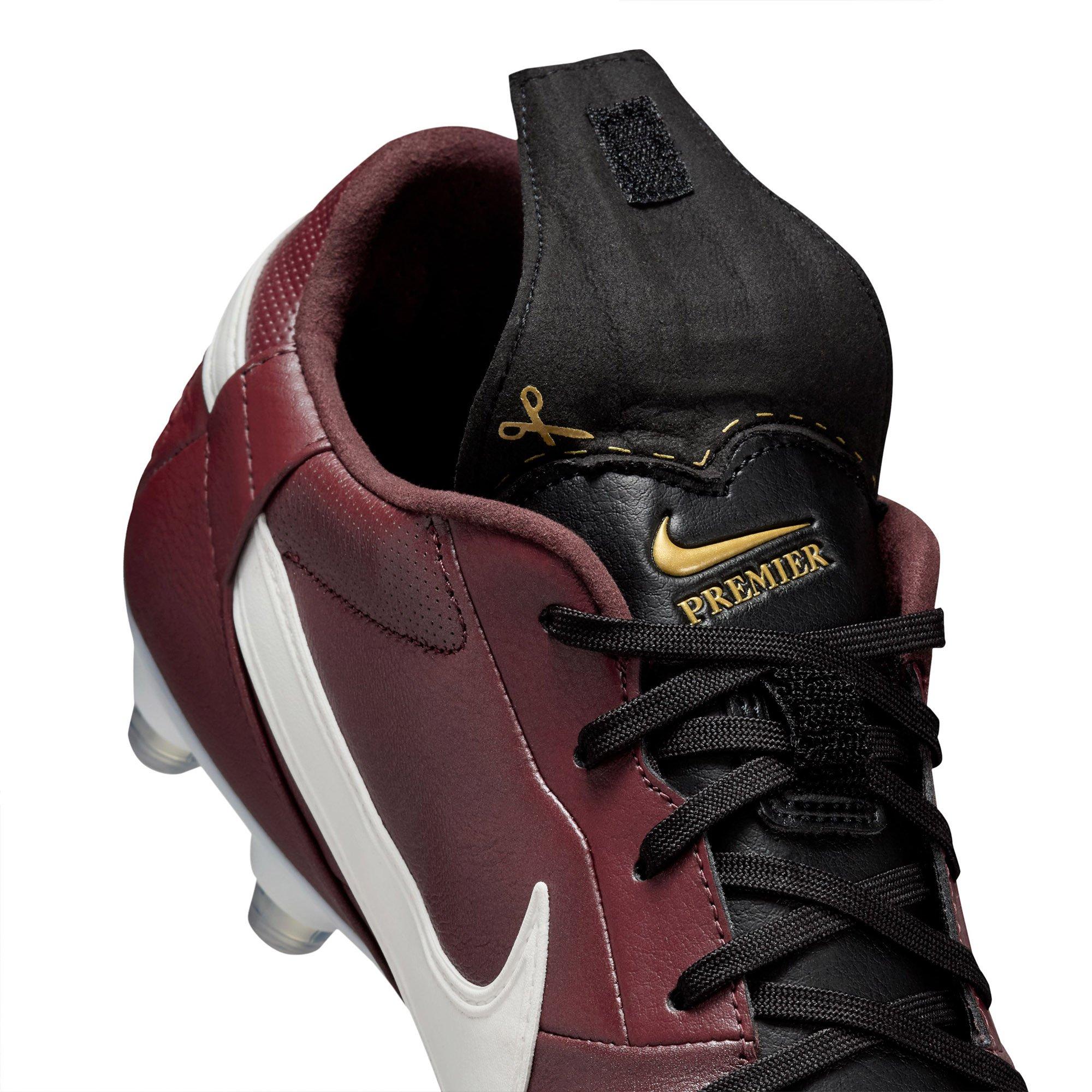 Merlot/Sail-Blk - Nike - Premier 3 Academy Firm Ground Football Boots - 8