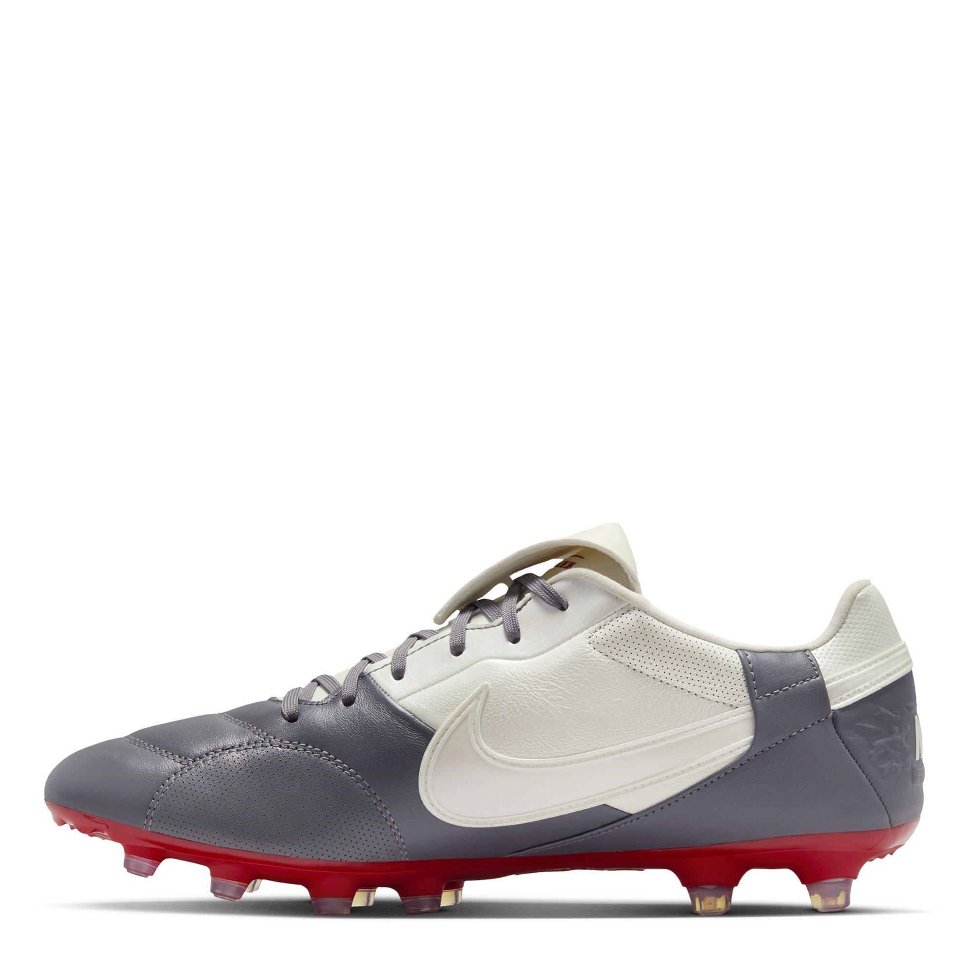 Graphite/W-Red - Nike - Premier 3 Firm Ground Football Boots - 2