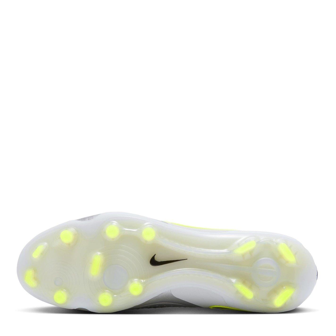 M.Silver/Black - Nike - Tiempo Legend 10 Elite Firm Ground Low Top Football Boots - 3