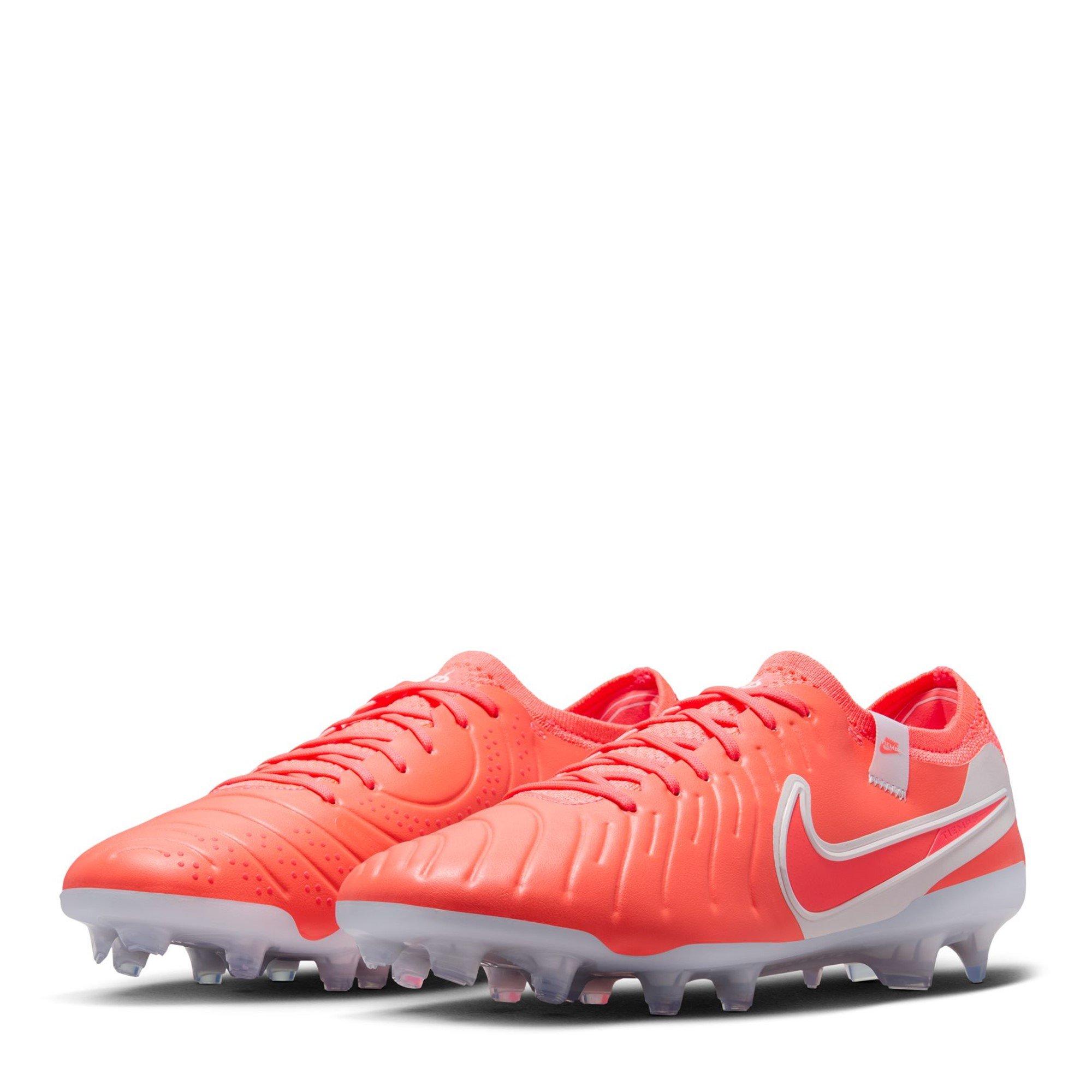 Hot Lava/White - Nike - Tiempo Legend 10 Elite Firm Ground Boots - 4