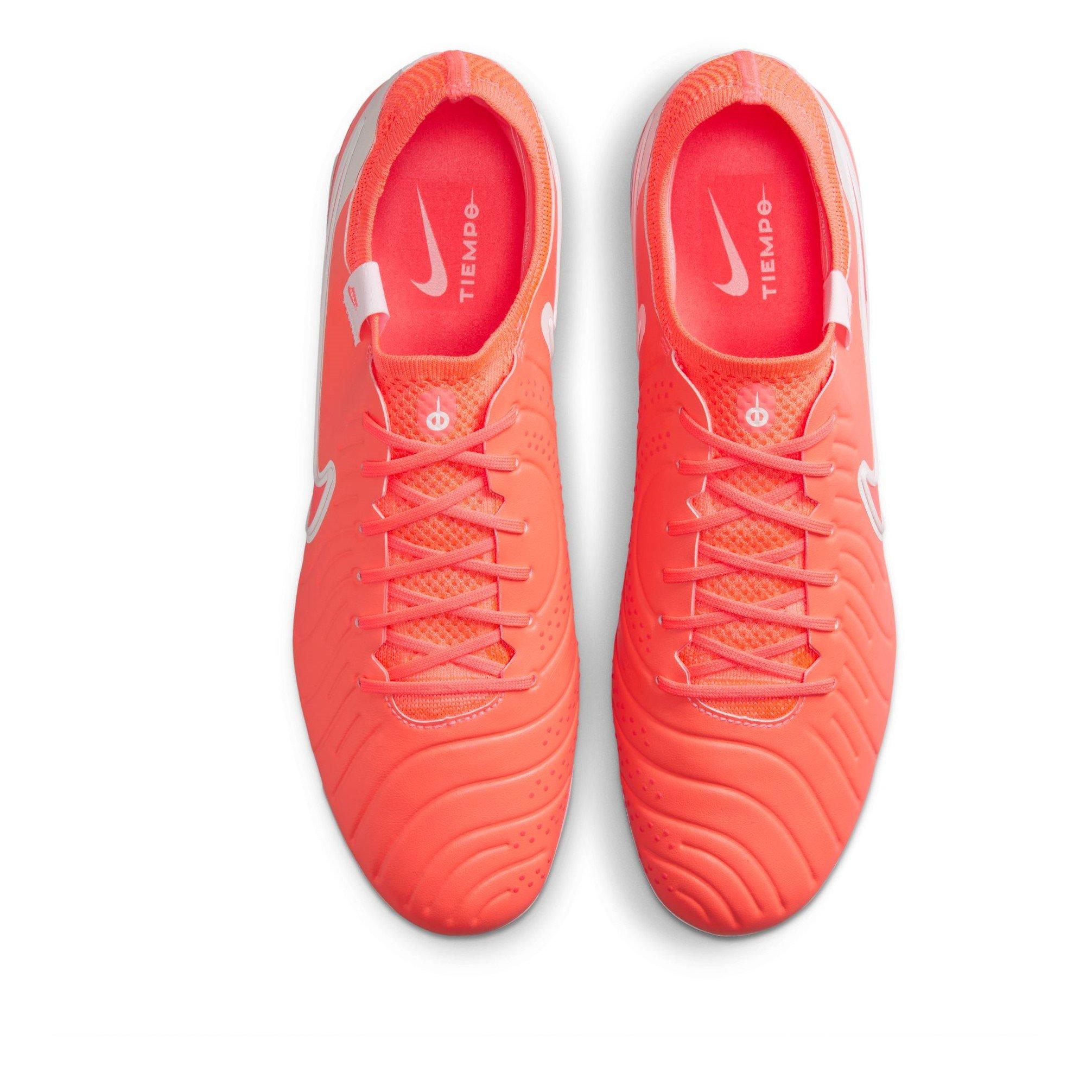 Hot Lava/White - Nike - Tiempo Legend 10 Elite Firm Ground Boots - 6