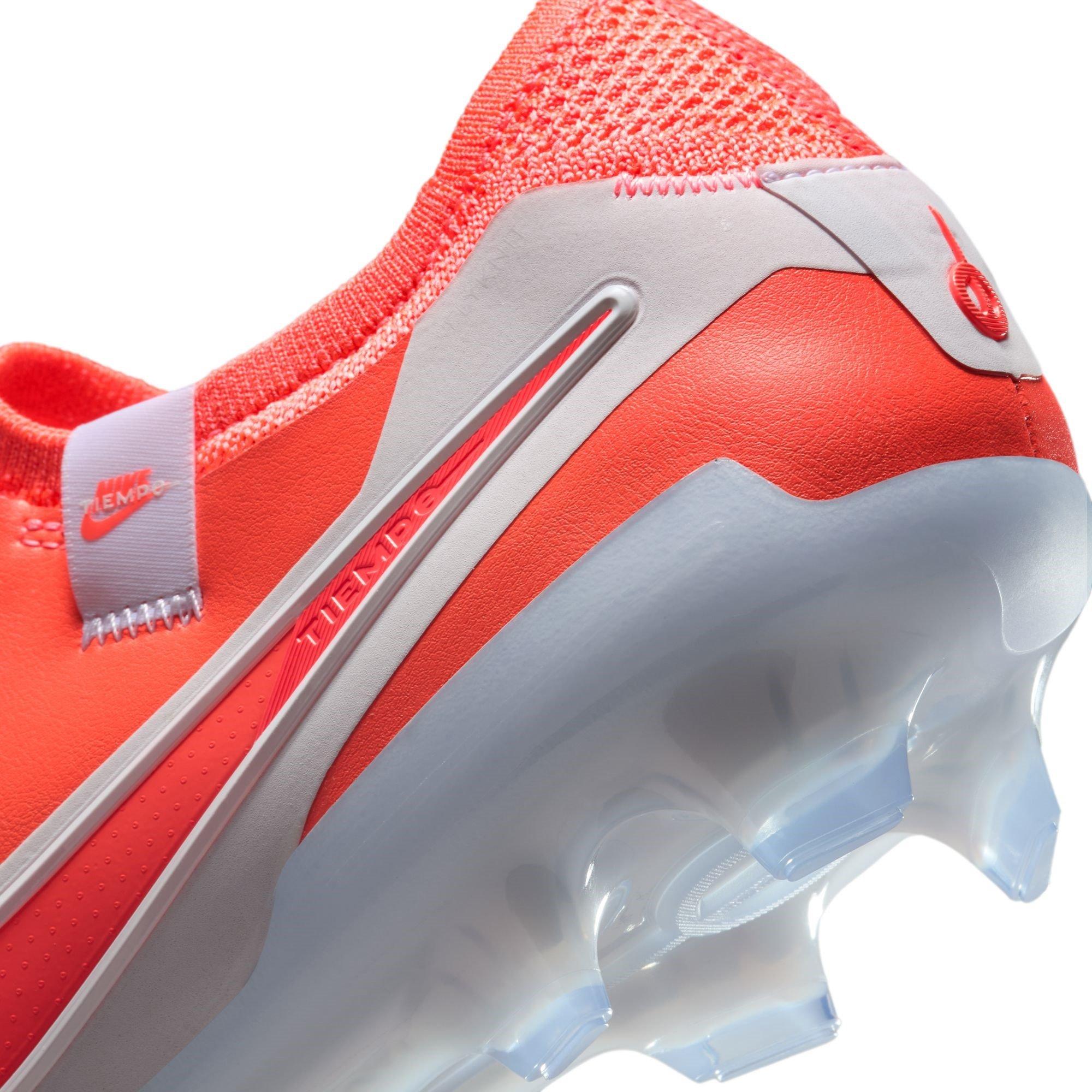 Hot Lava/White - Nike - Tiempo Legend 10 Elite Firm Ground Boots - 8