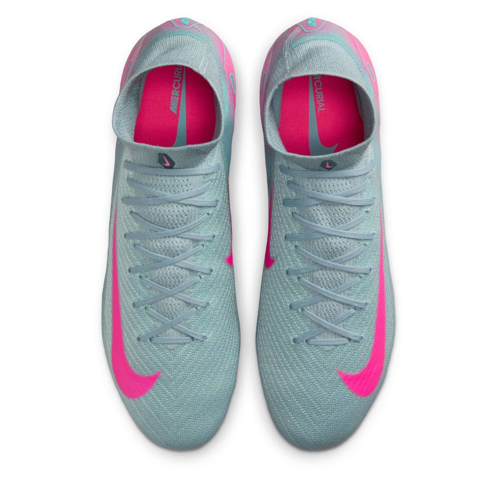 Ocean/PinkBlast - Nike - Mercurial Superfly 10 Elite Firm Ground Boots - 6