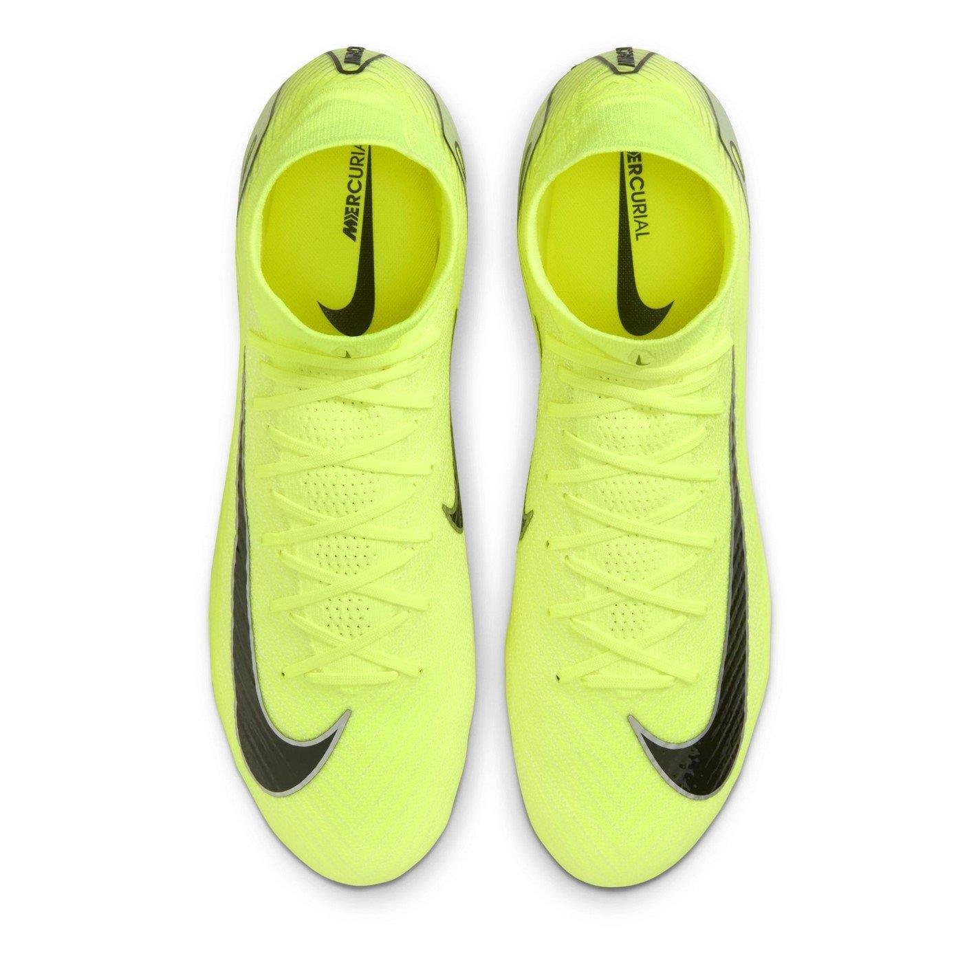Volt/Black - Nike - Mercurial Superfly 10 Elite Firm Ground High Top Football Boots - 5