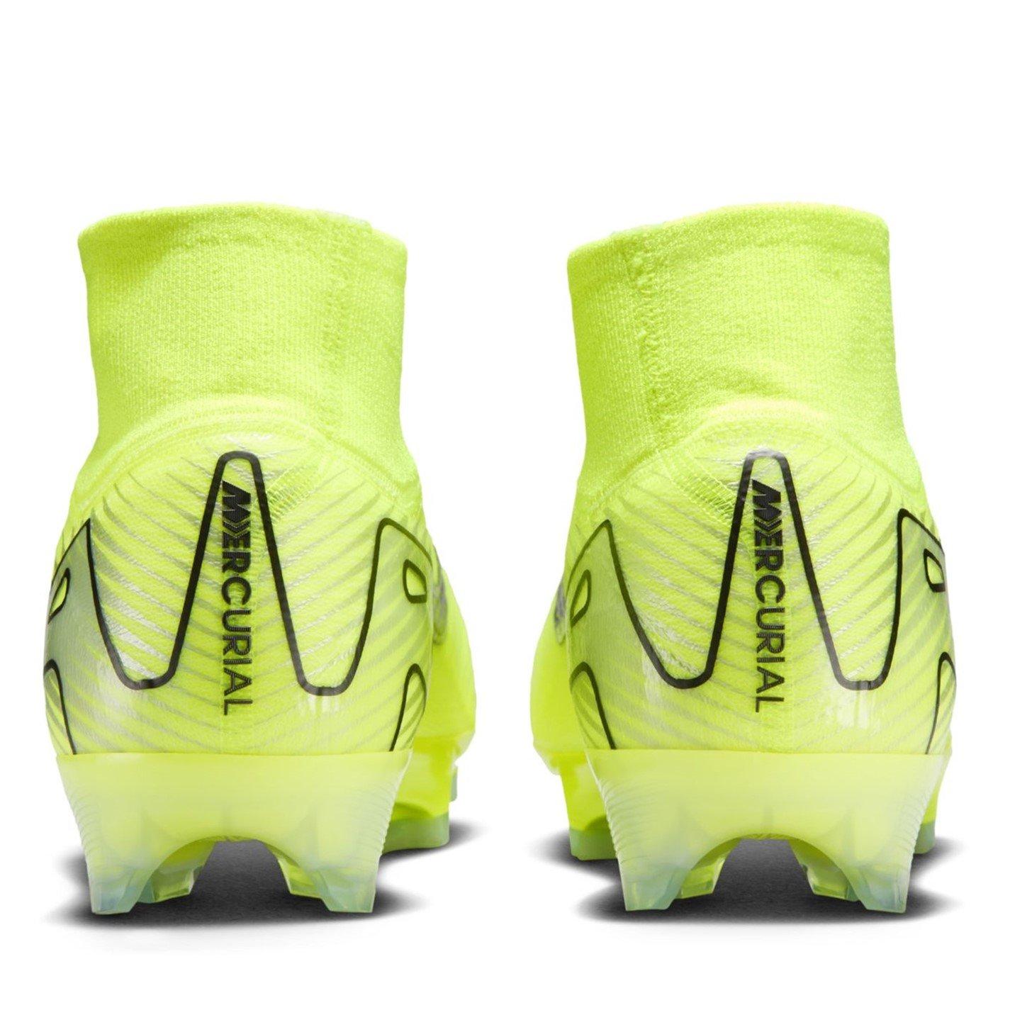 Volt/Black - Nike - Mercurial Superfly 10 Elite Firm Ground High Top Football Boots - 6