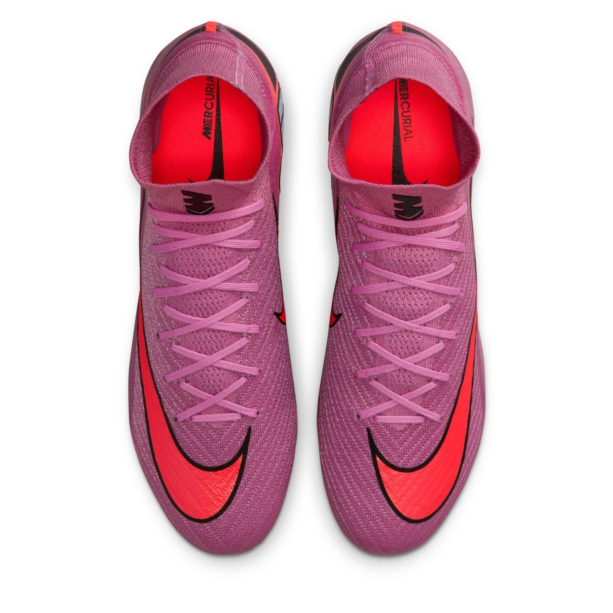 M.Flamingo/Blk - Nike - Mercurial Superfly 10 Elite Firm Ground Boots - 6