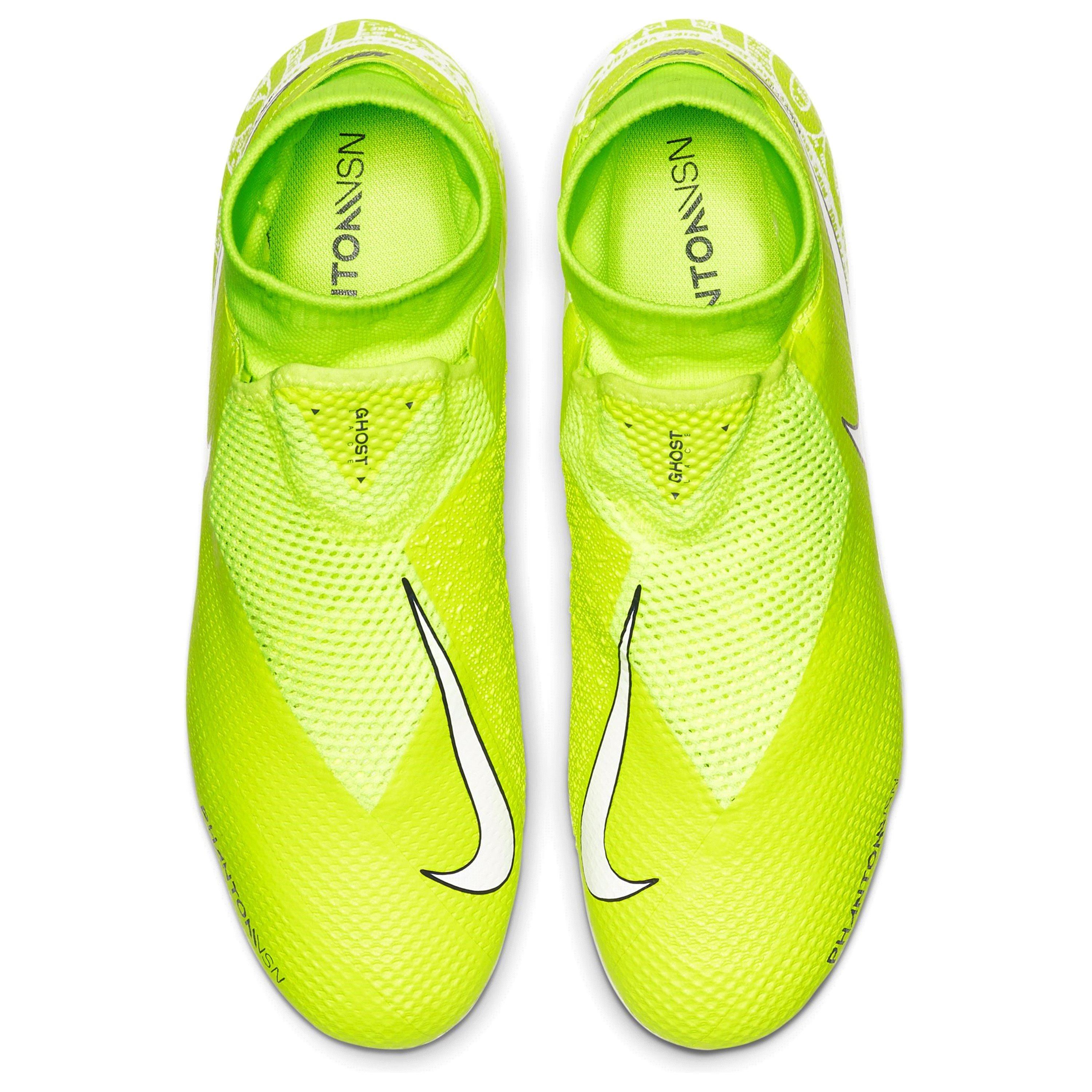 Volt/Weiß - Nike - Phantom Vision Pro DF FG Football Boots - 5