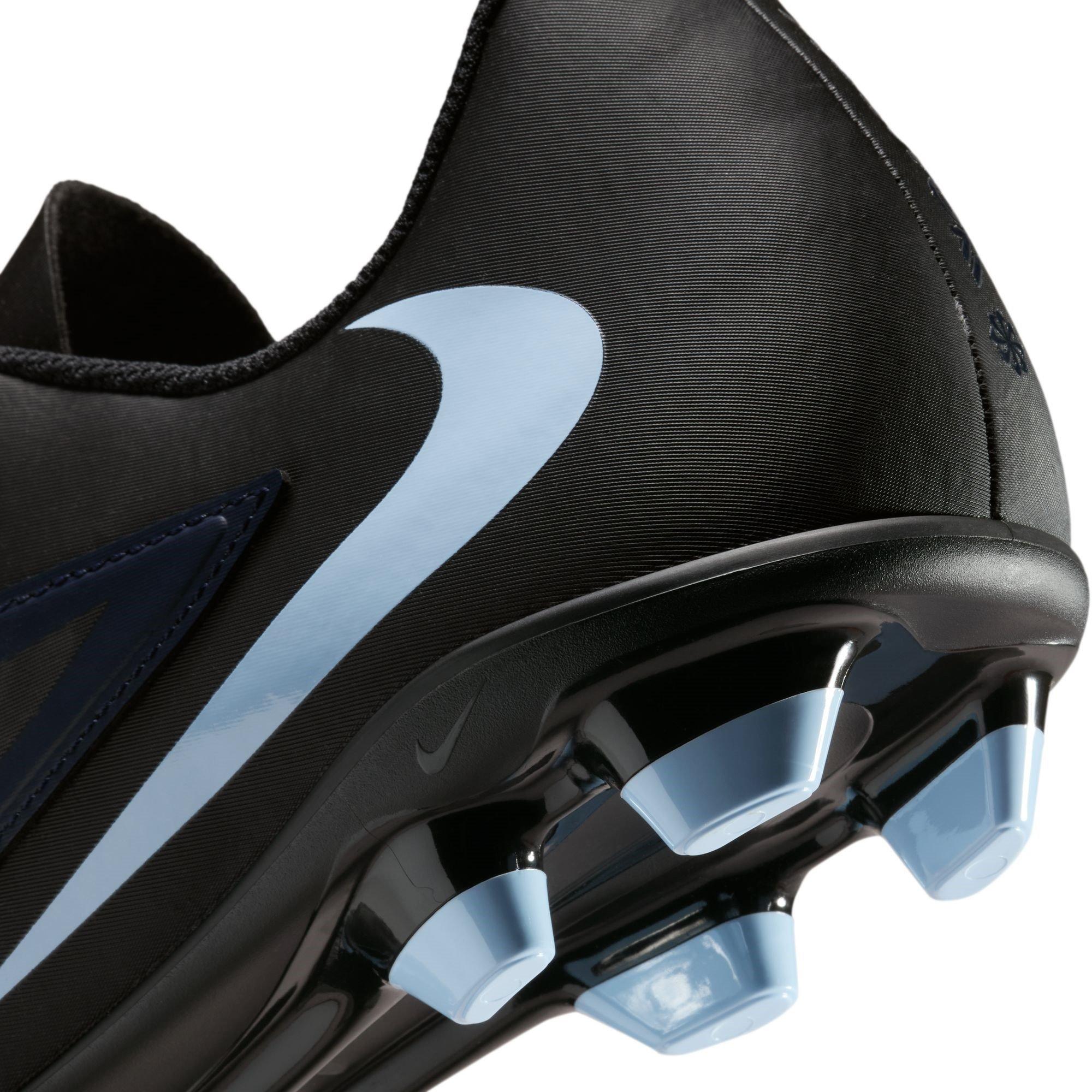 Black/Black - Nike - Phantom 6 Low Club Adults Firm Ground Football Boots - 8