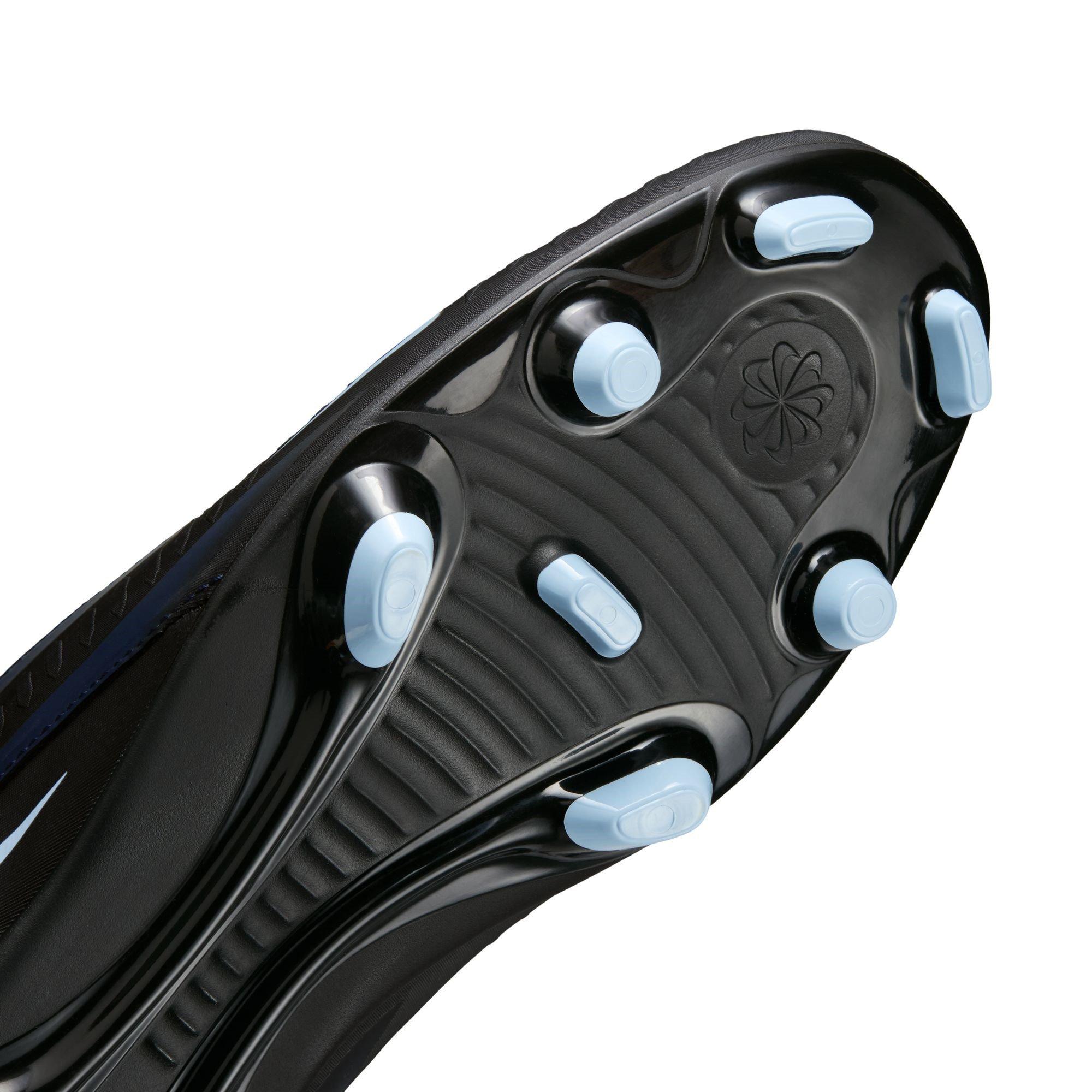 Black/Black - Nike - Phantom 6 Low Club Adults Firm Ground Football Boots - 9