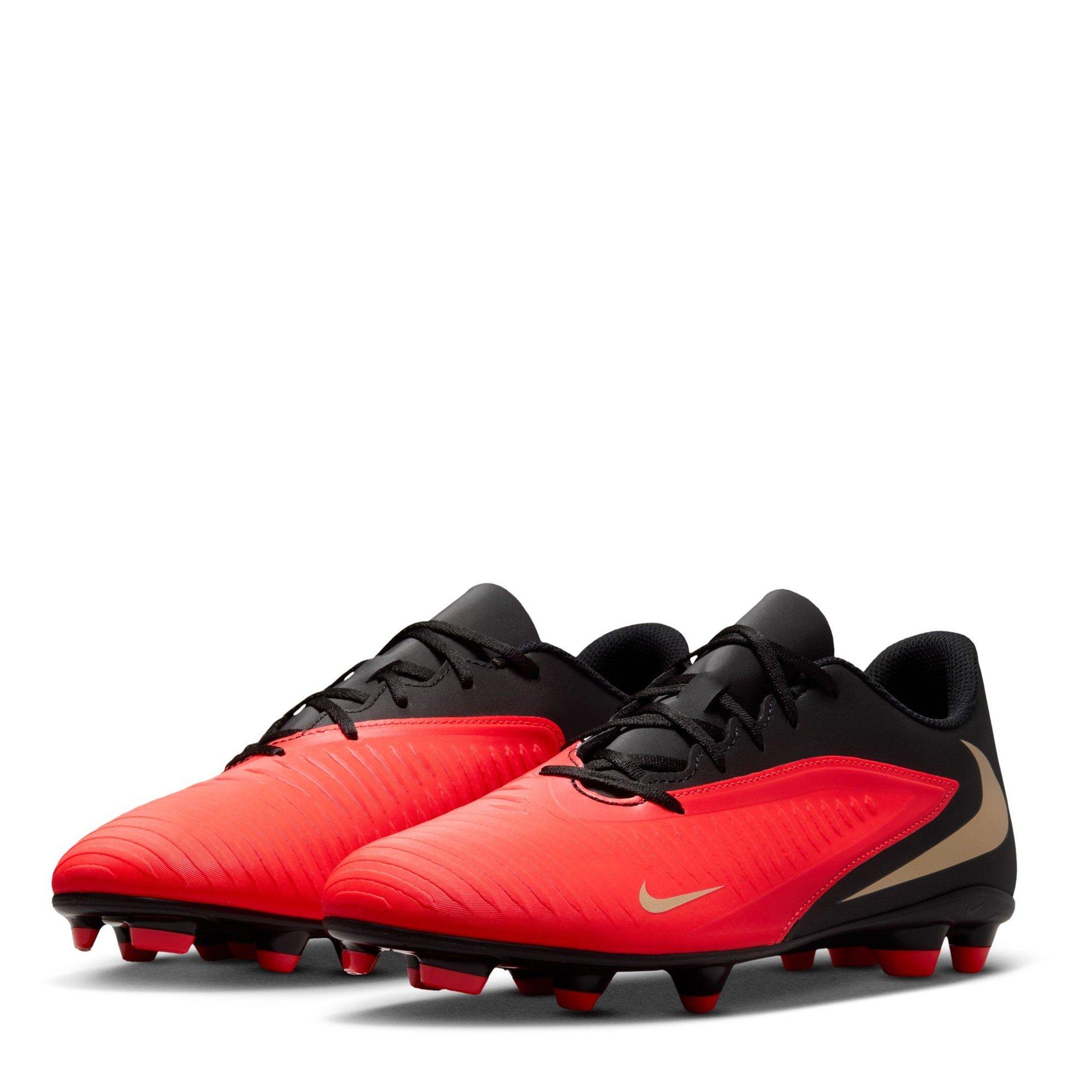 Crimson/Black - Nike - Phantom 6 Low Club Firm Ground Football Boots - 4