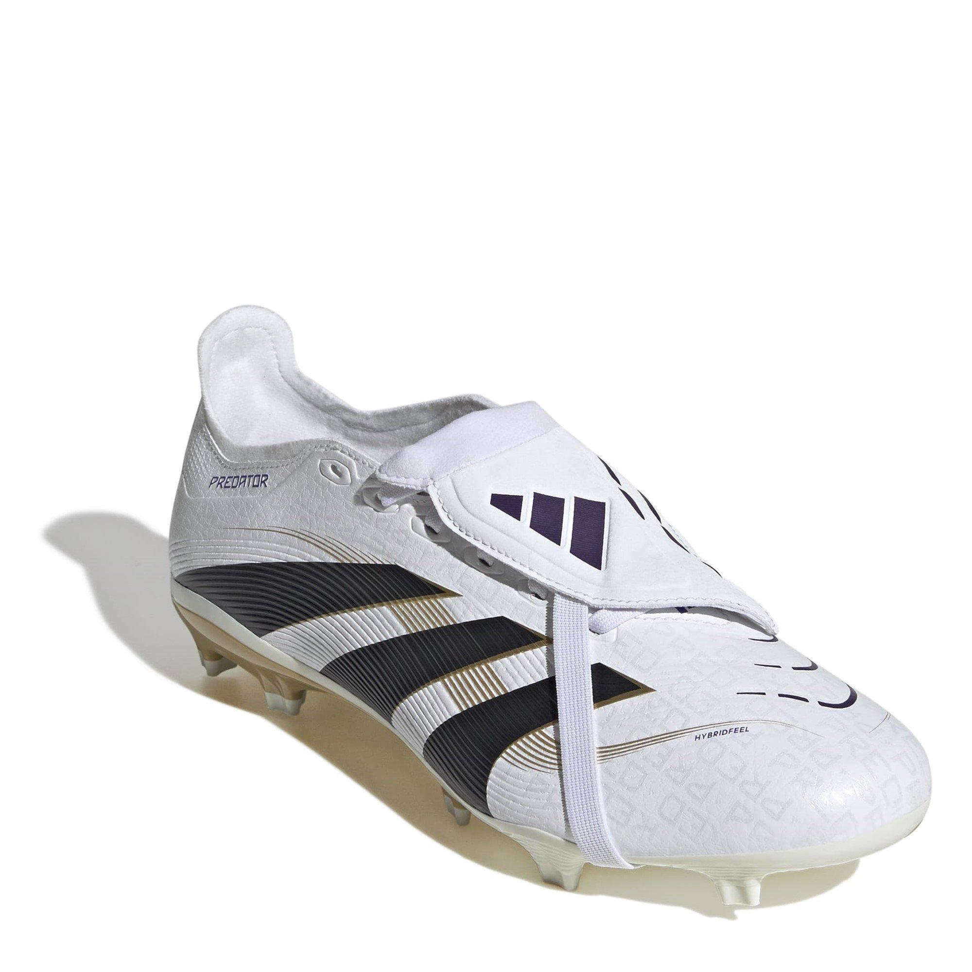 White/Blk/Gold - adidas - Pred League Firm Ground Football Boot - 3