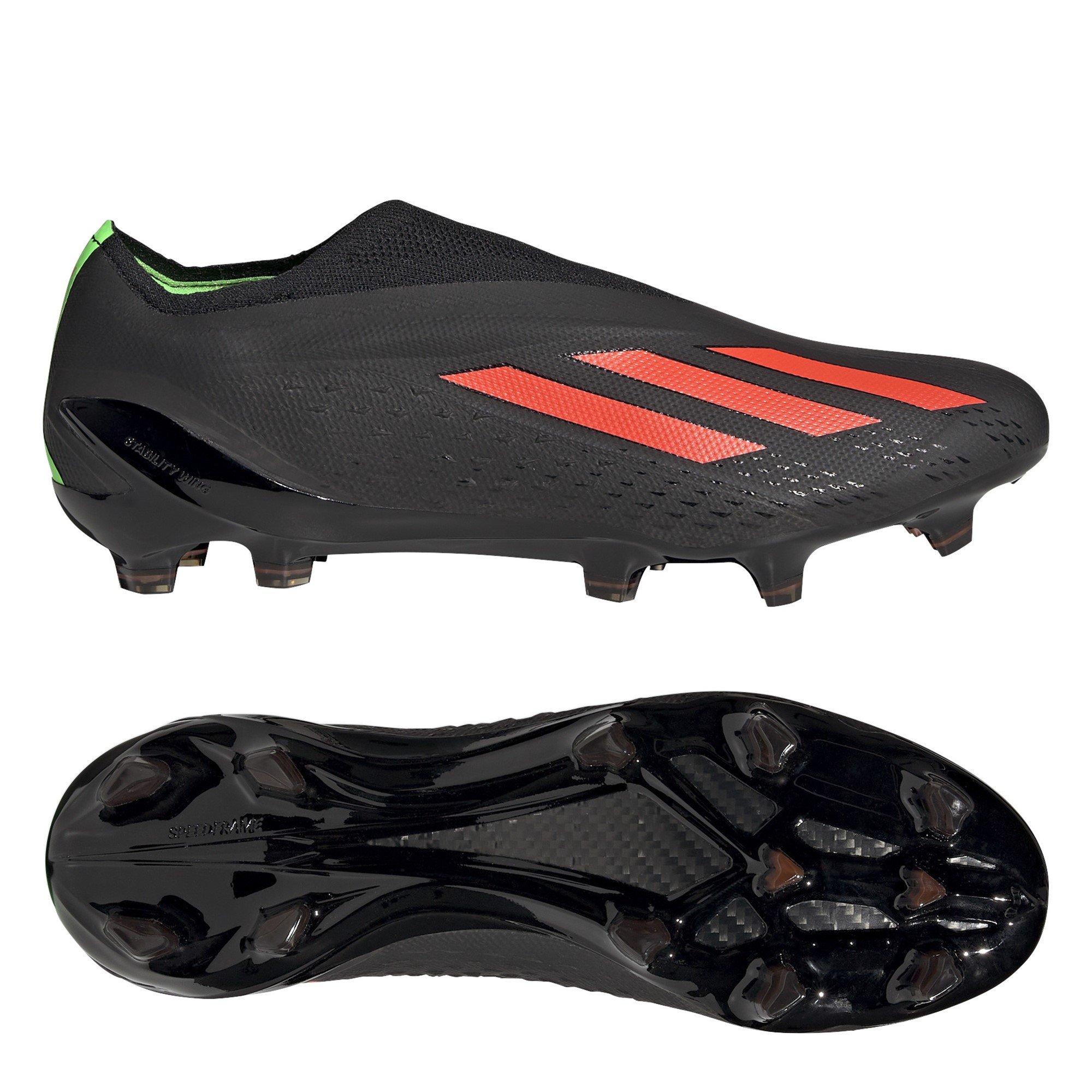 Schwarz/Rot/Grün - adidas - X Speedportal+ Firm Ground Football Boots - 11