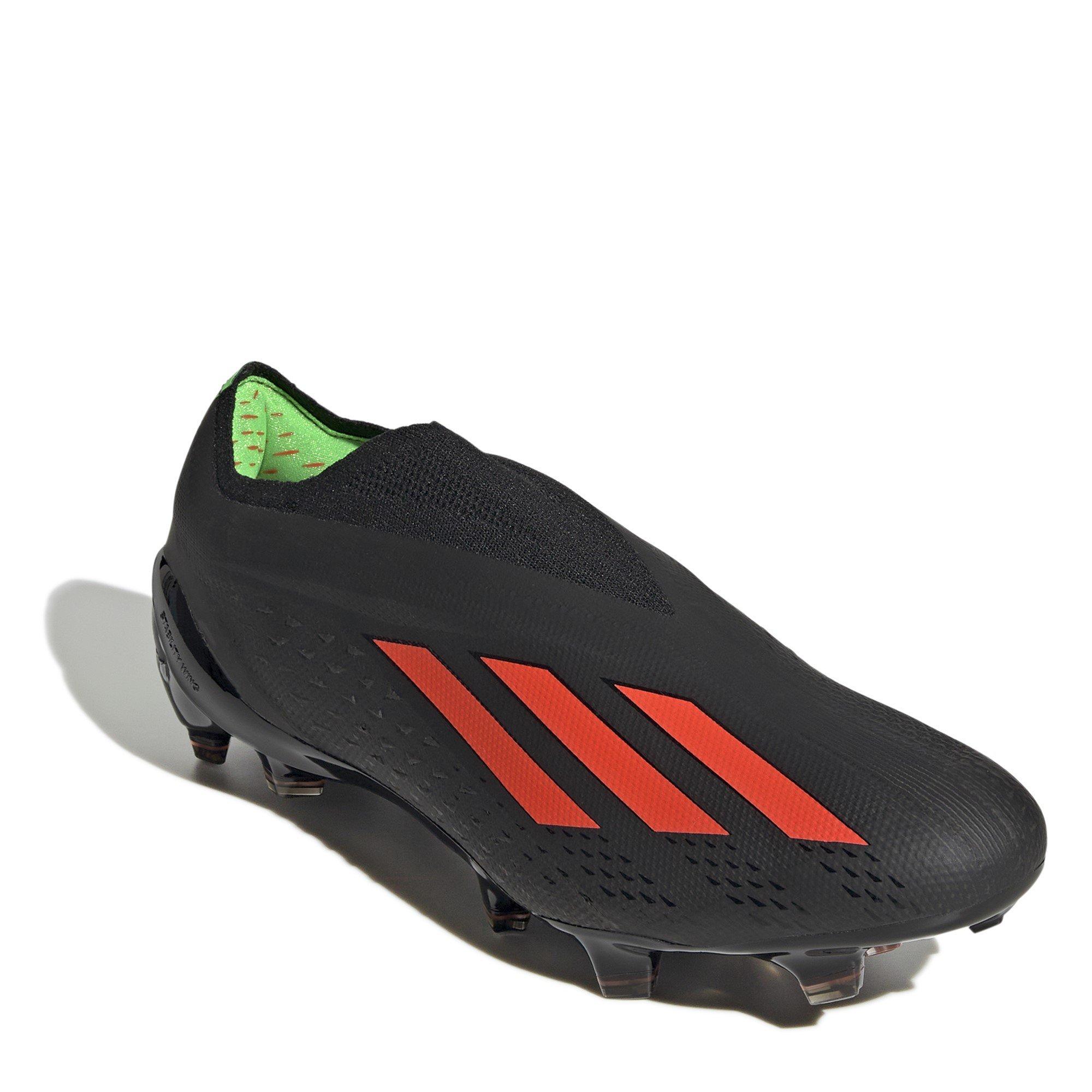 Schwarz/Rot/Grün - adidas - X Speedportal+ Firm Ground Football Boots - 3