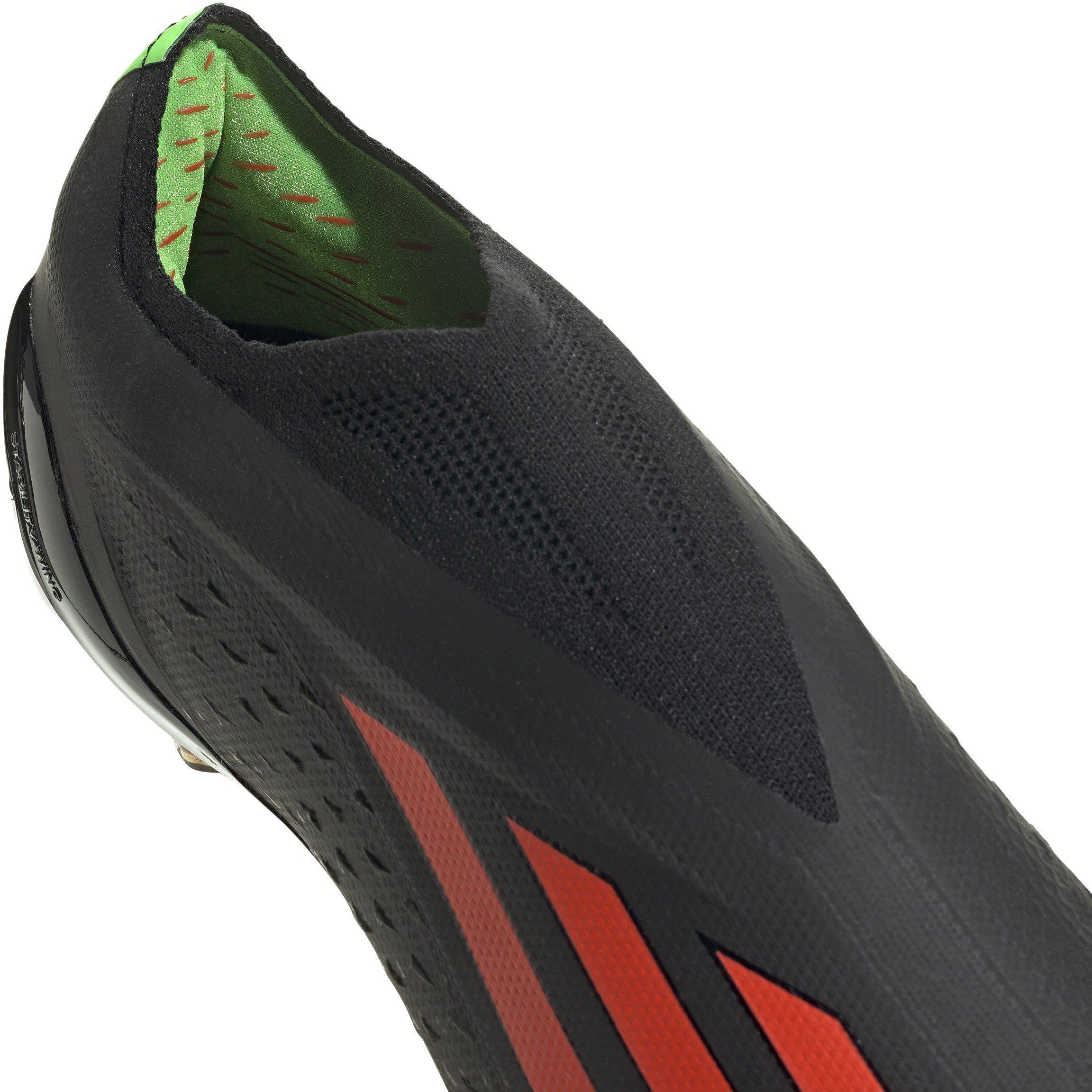 Schwarz/Rot/Grün - adidas - X Speedportal+ Firm Ground Football Boots - 7