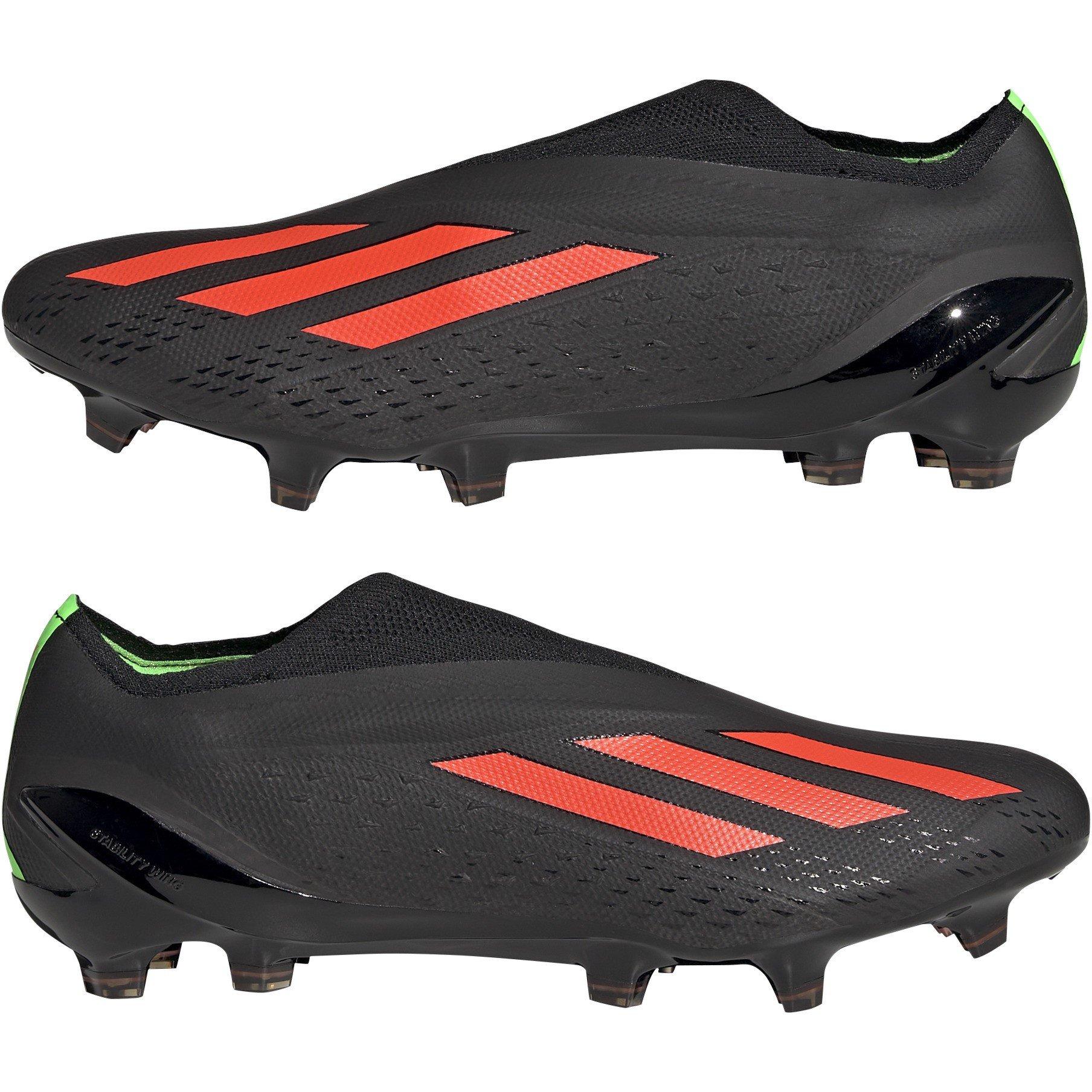 Schwarz/Rot/Grün - adidas - X Speedportal+ Firm Ground Football Boots - 10