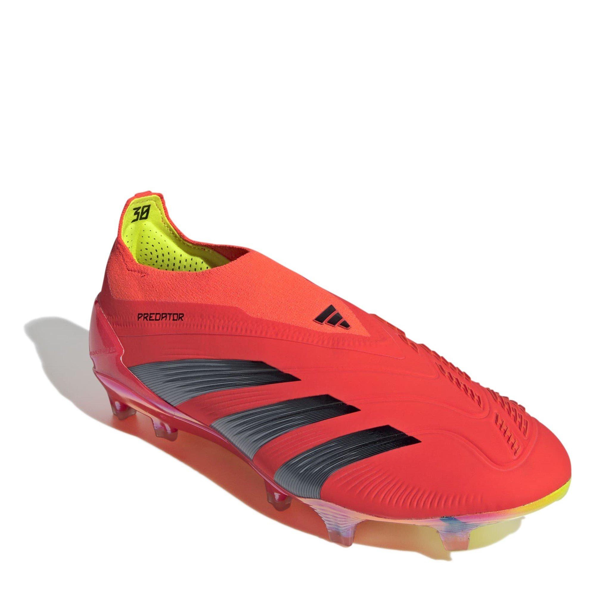 Solar Red/Core - adidas - Predator Elite Laceless Firm Ground Football Boots Adults - 3