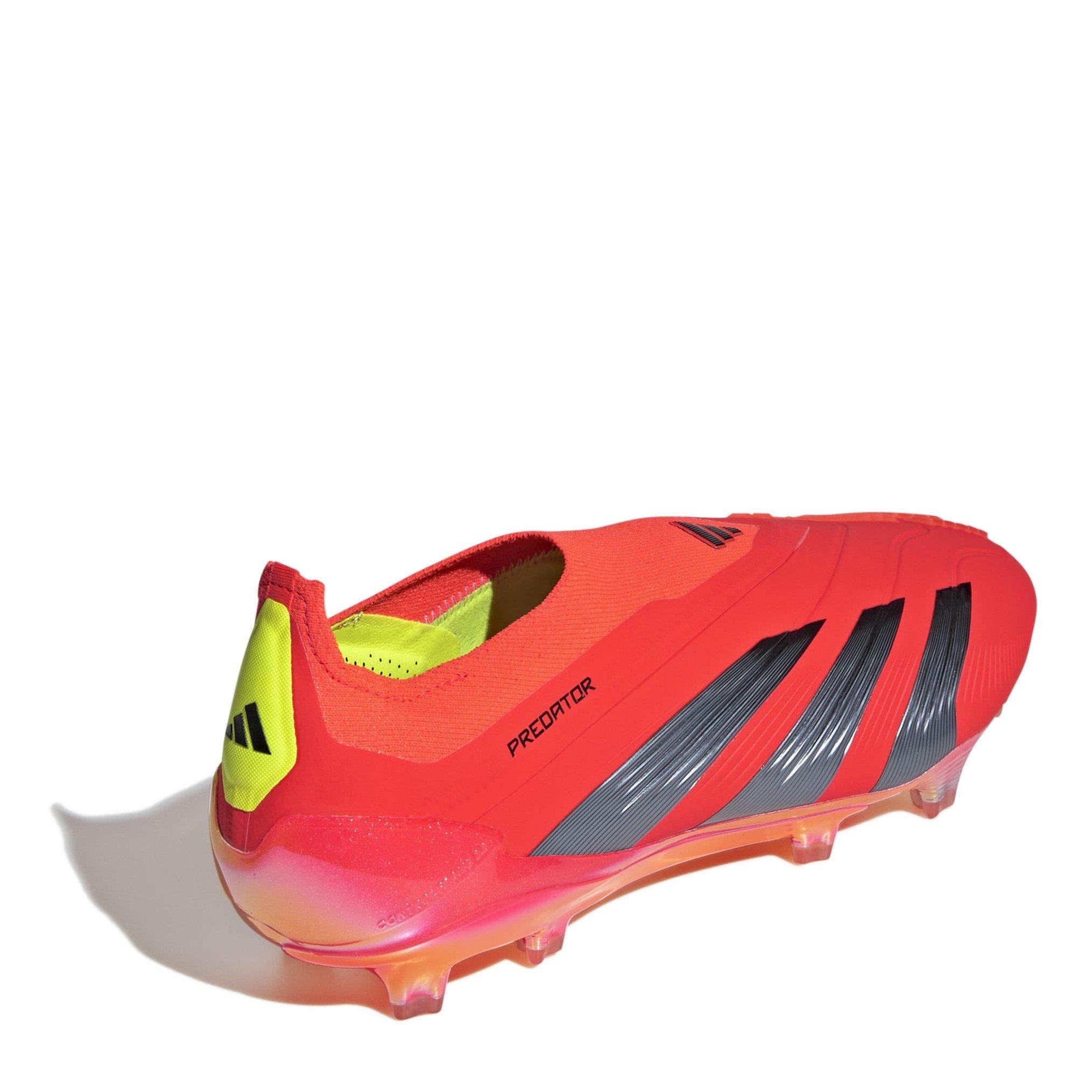 Solar Red/Core - adidas - Predator Elite Laceless Firm Ground Football Boots Adults - 4