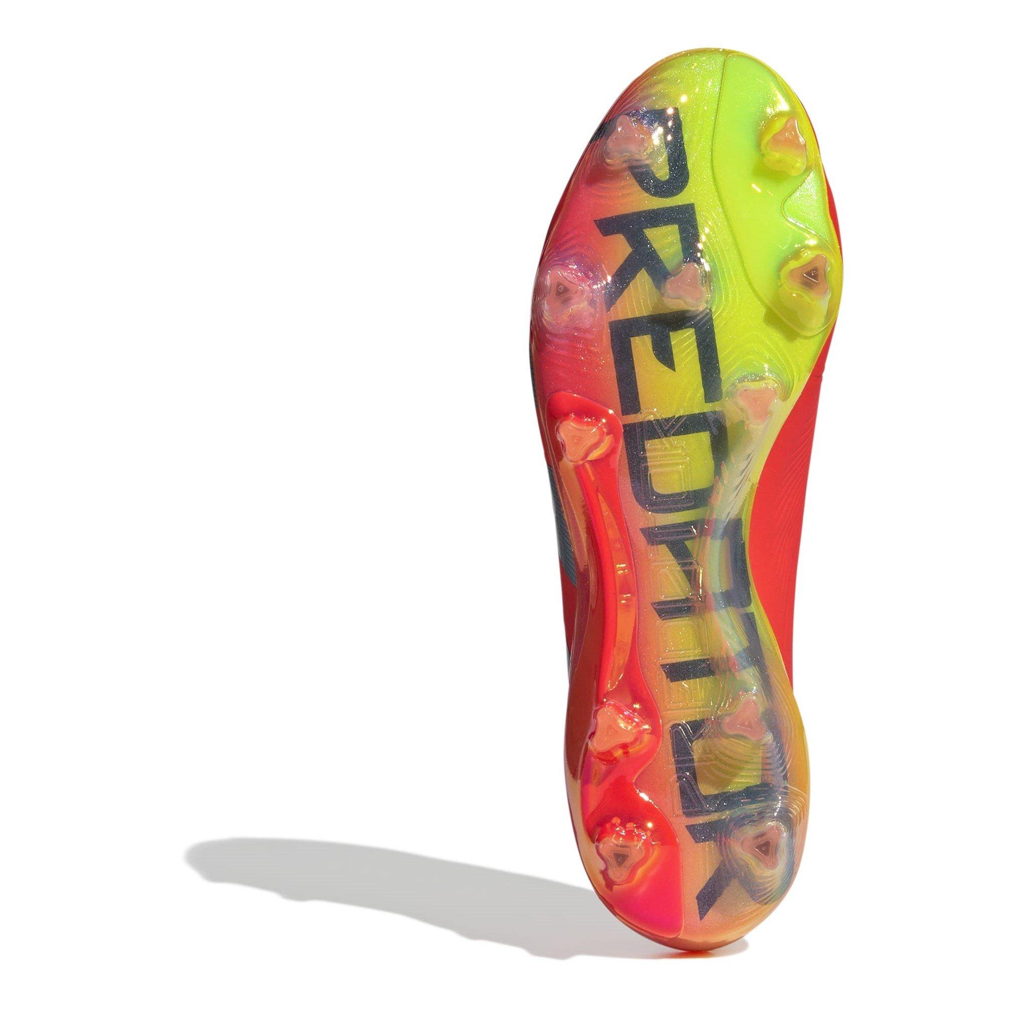 Solar Red/Core - adidas - Predator Elite Laceless Firm Ground Football Boots Adults - 6