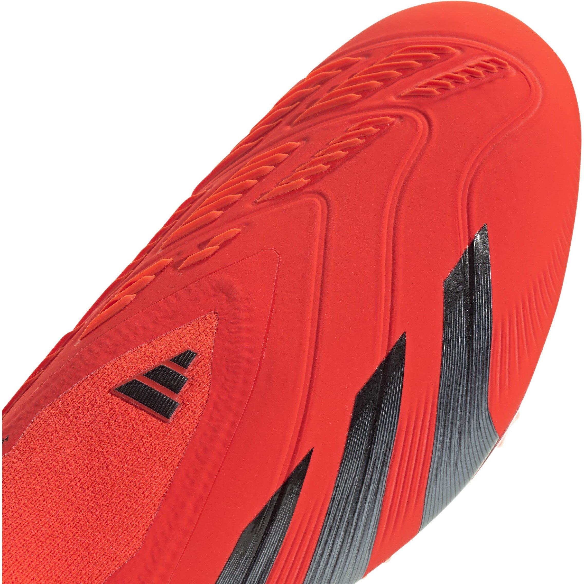 Solar Red/Core - adidas - Predator Elite Laceless Firm Ground Football Boots Adults - 7