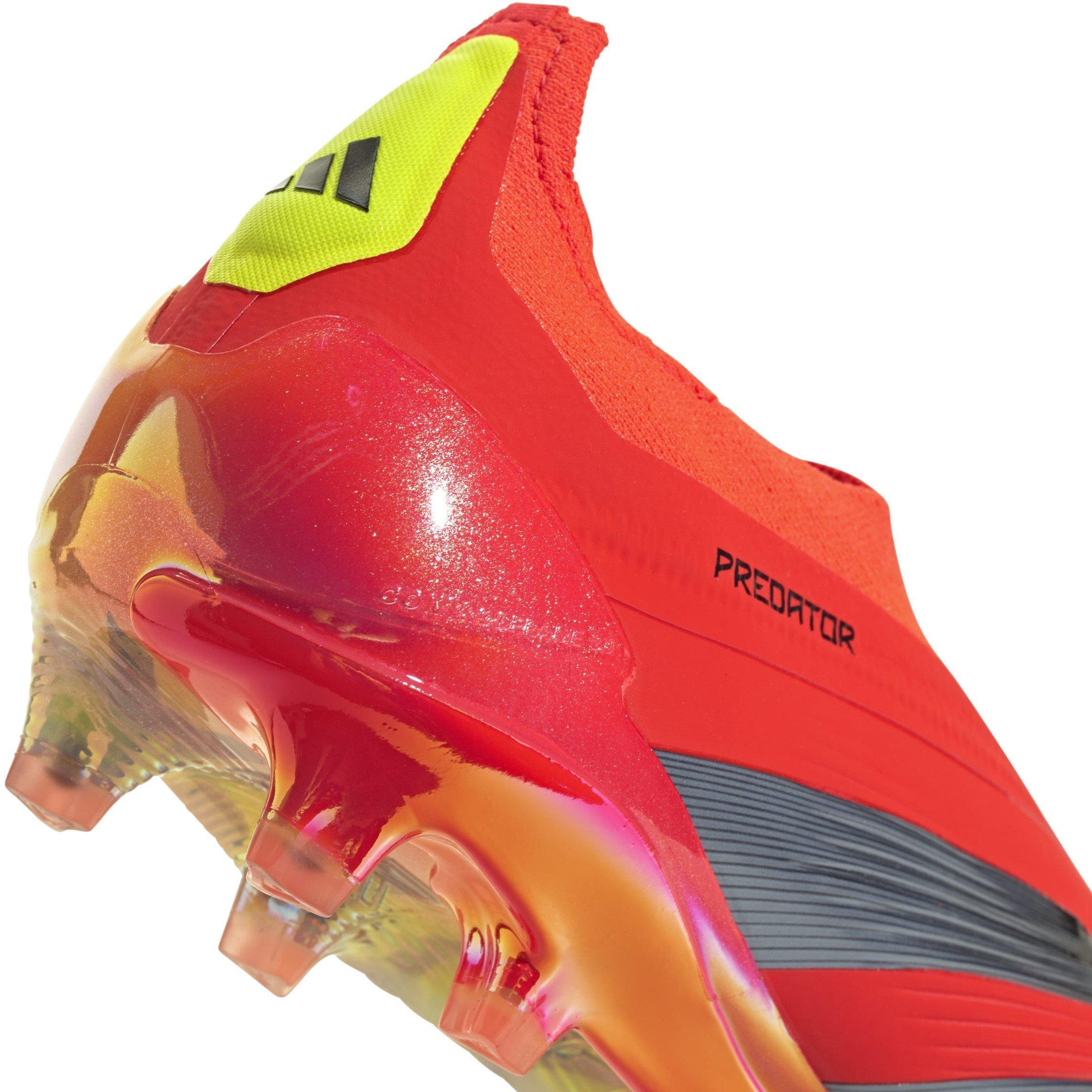 Solar Red/Core - adidas - Predator Elite Laceless Firm Ground Football Boots Adults - 8