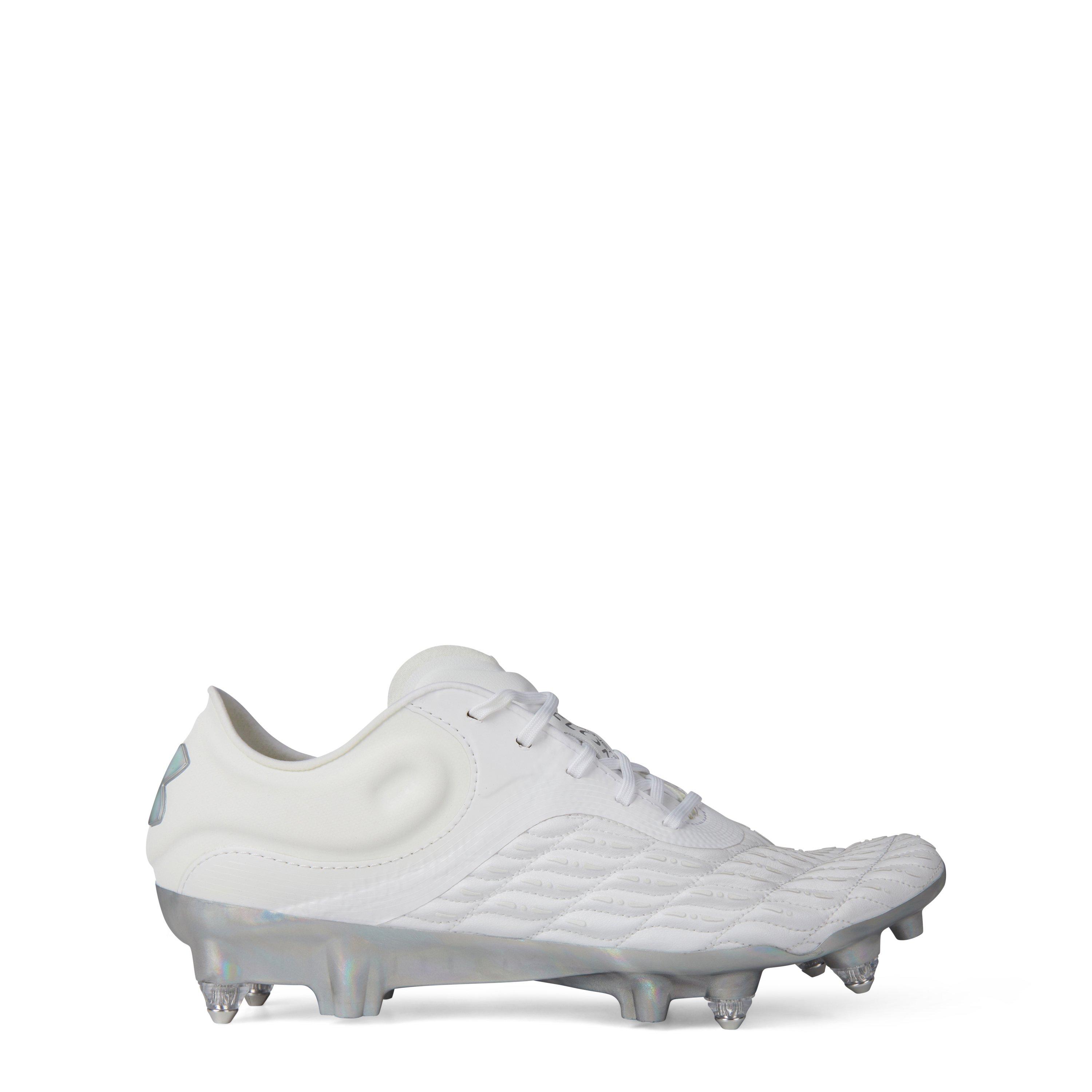 Under Armour Men's Elite.0 Hybrid Firm Ground Football Boot - White - 6.5 (40.5)