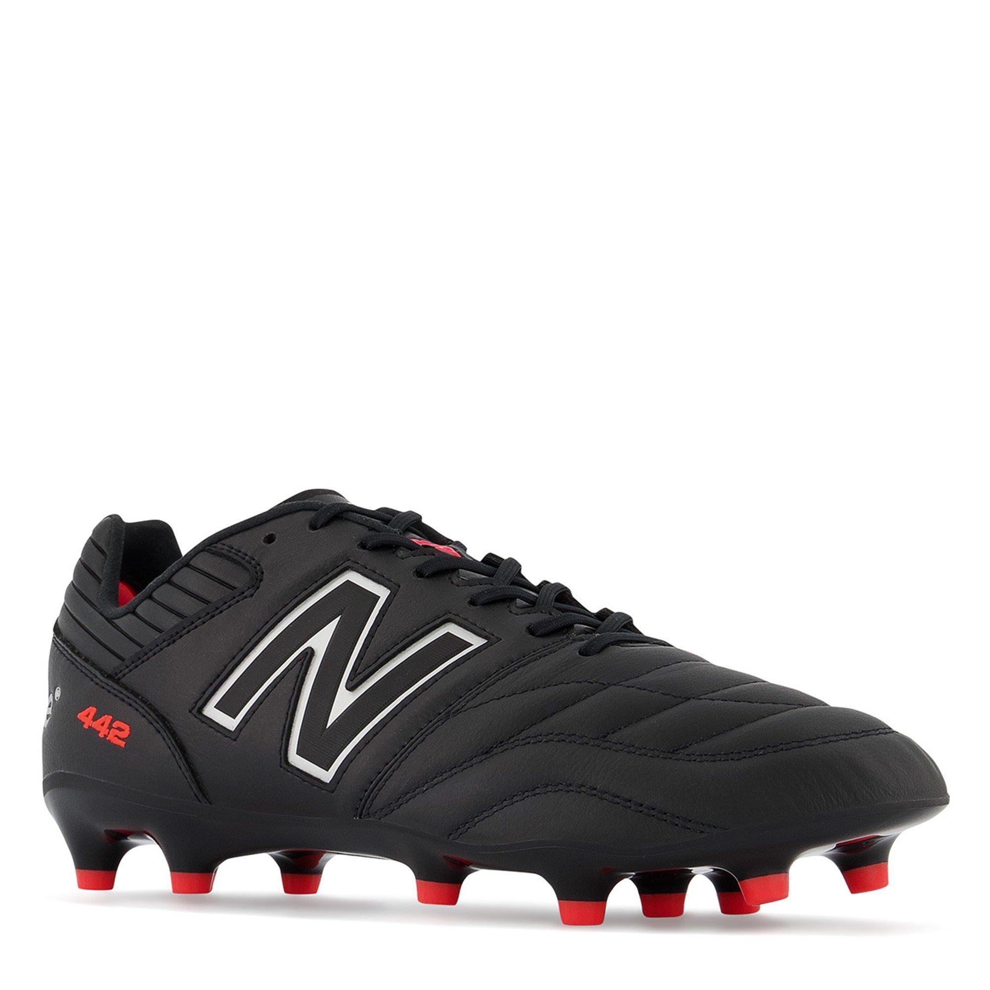 Black/Red - New Balance - 442 V2 Pro Firm Ground Boots - 1