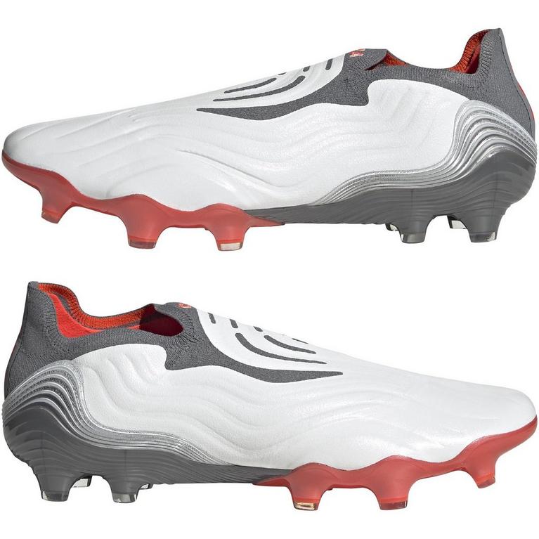 Blanc/Rouge solaire - adidas - Copa Sense + FG Football Boots - 9