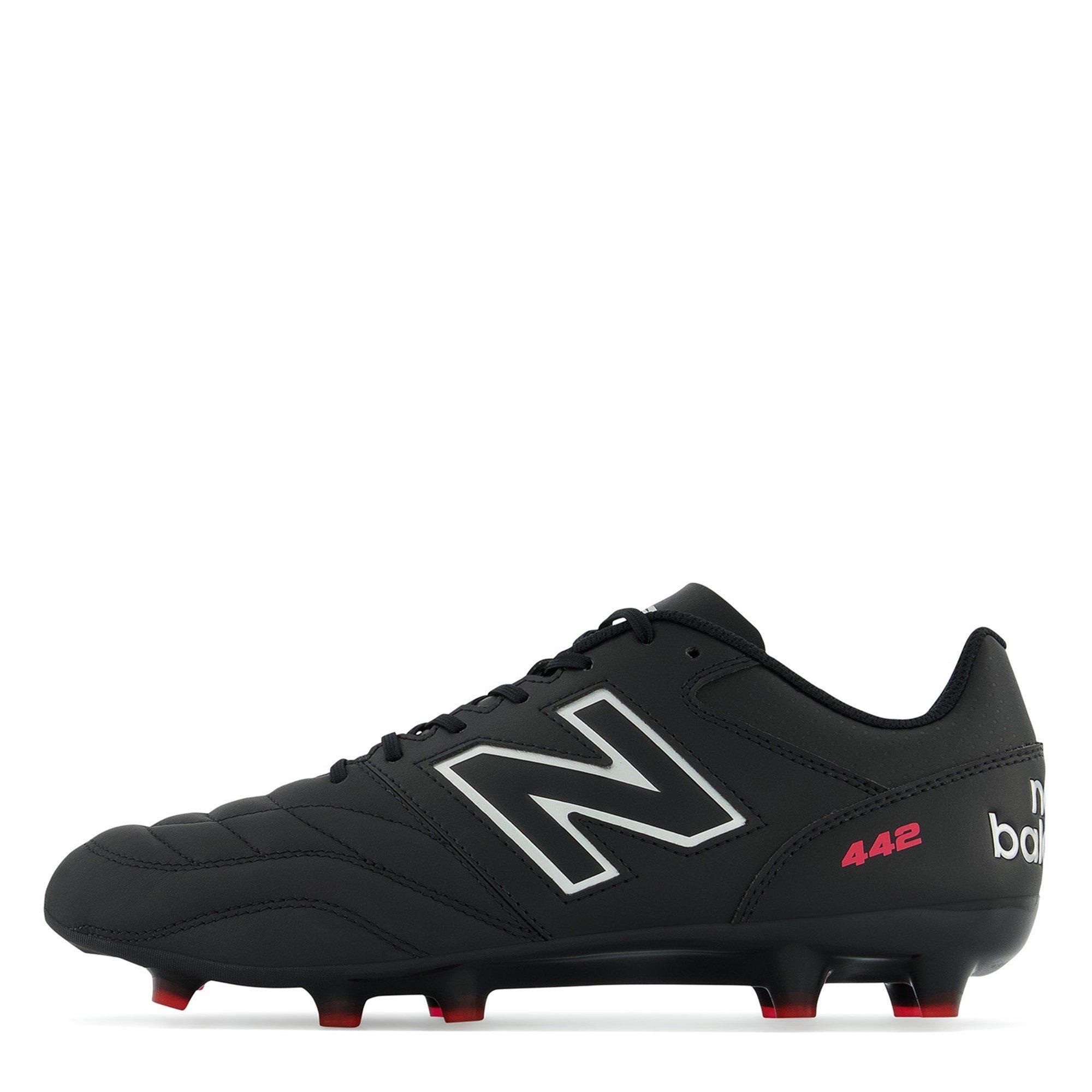 Sort/Rød - New Balance - 442 V2 Firm Ground Football Boots - 3