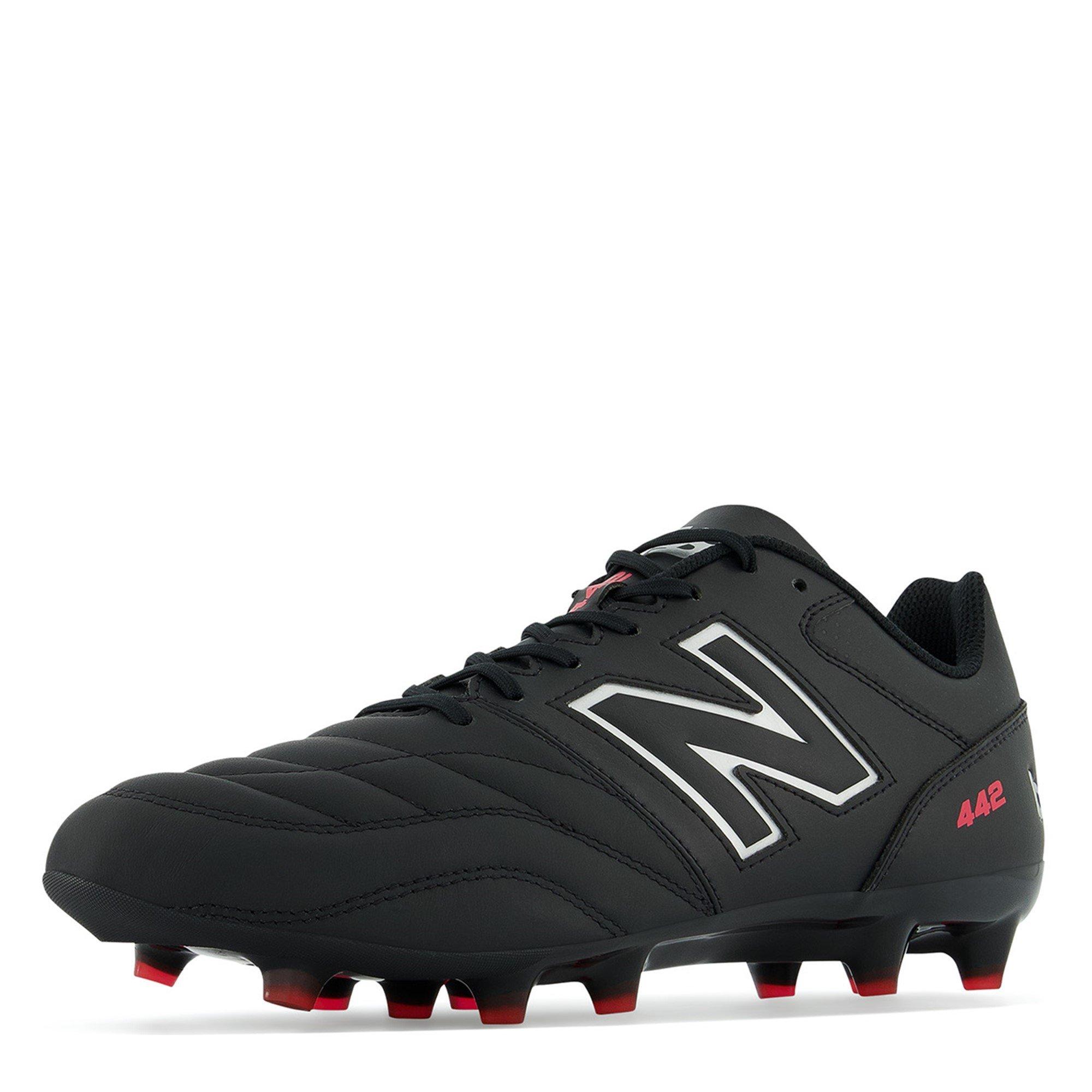 Sort/Rød - New Balance - 442 V2 Firm Ground Football Boots - 4
