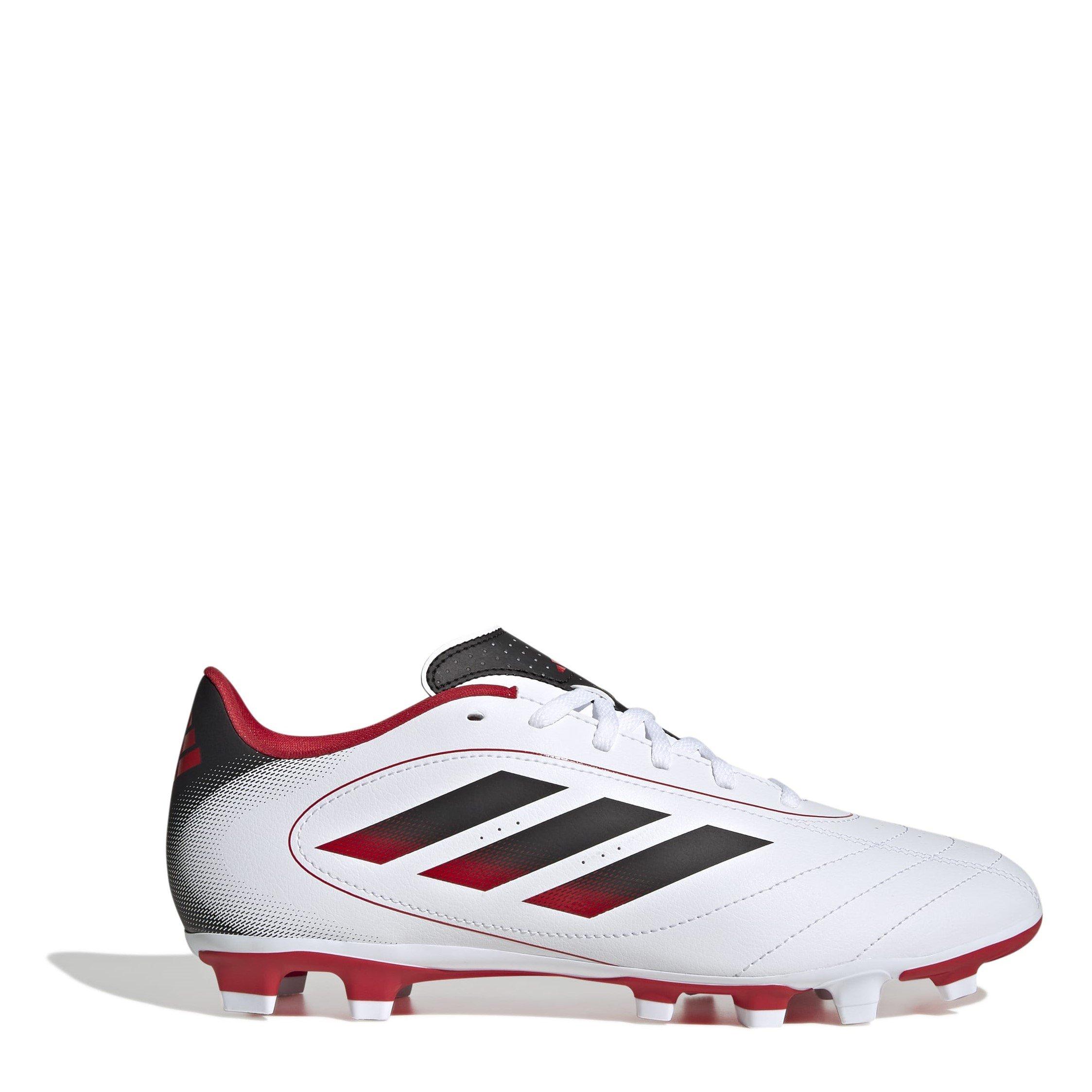 Adidas Men's Goletto Ix Club Firm Ground Boots - White/Black - 7 (40.7)