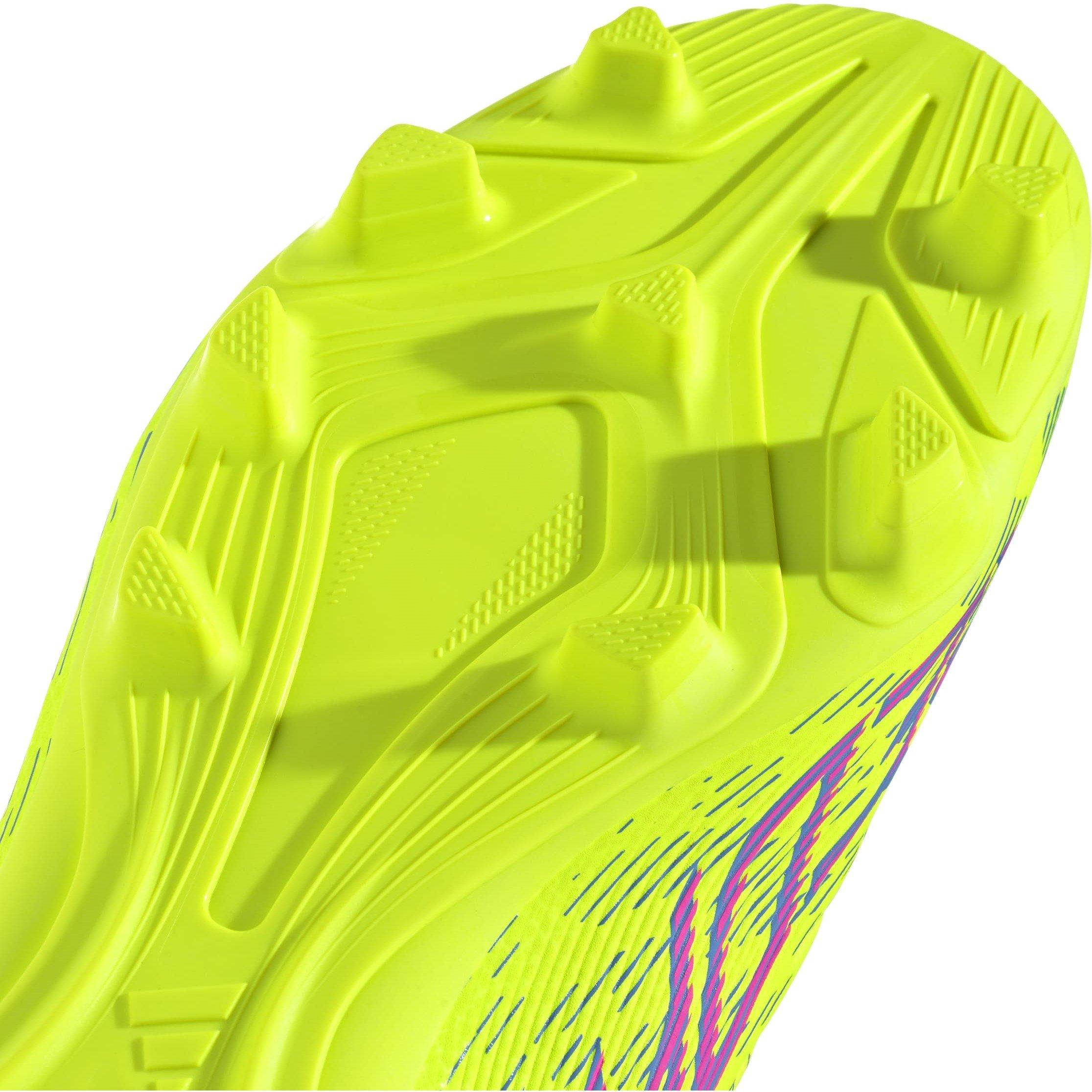 Lucid Lemon/Blu - adidas - Predator Club Firm Ground Kids - 7