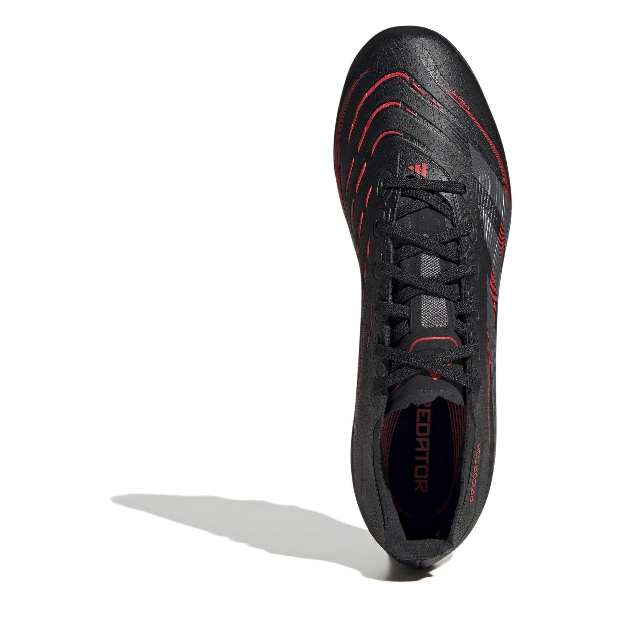 Core Black/Grey - adidas - Adults Predator League Firm Ground Football Boots - 5