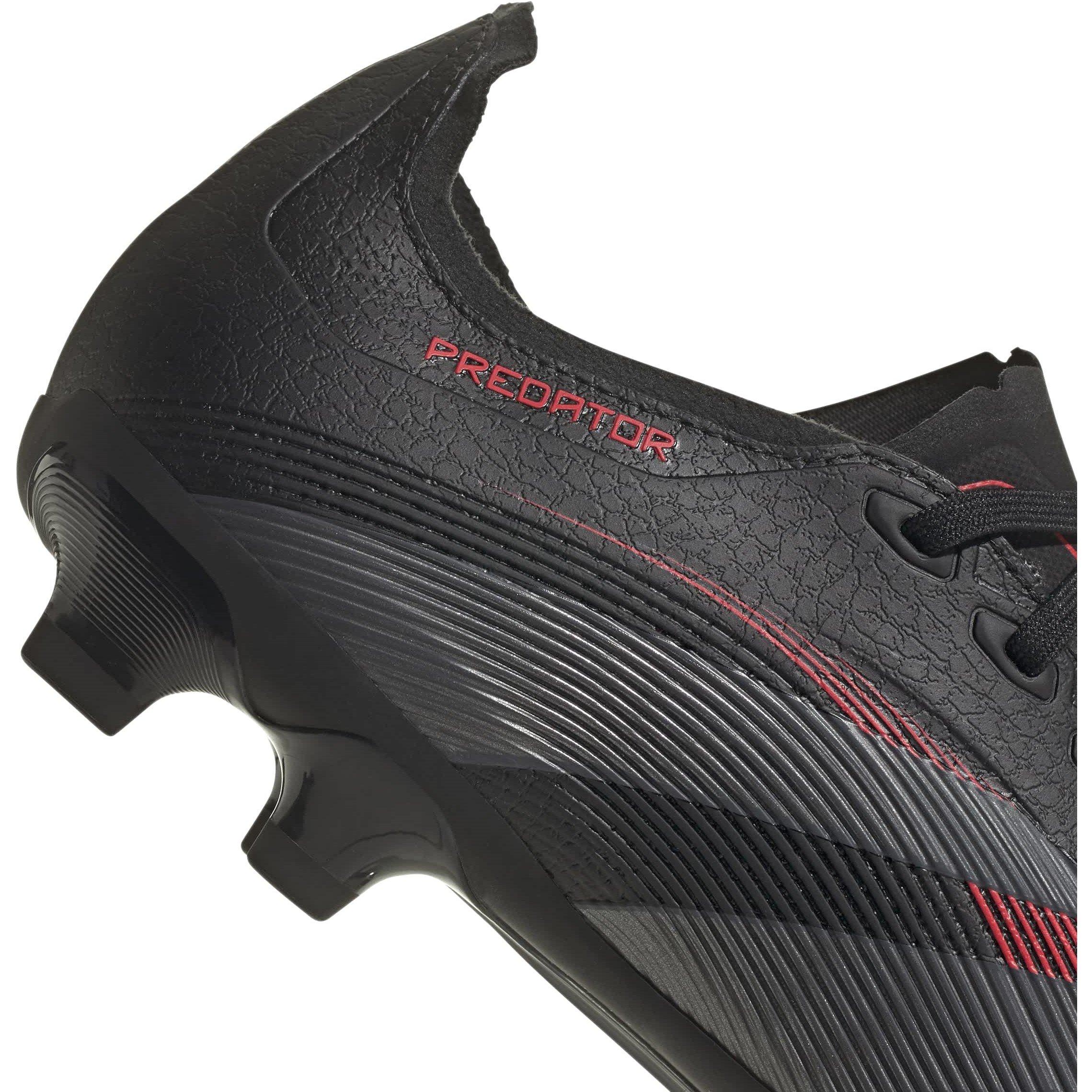 Core Black/Grey - adidas - Adults Predator League Firm Ground Football Boots - 8