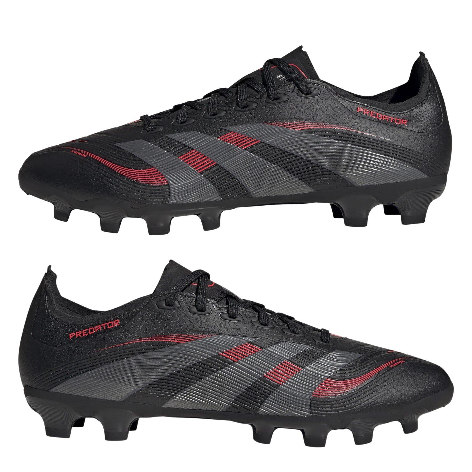 Core Black/Grey - adidas - Adults Predator League Firm Ground Football Boots - 9
