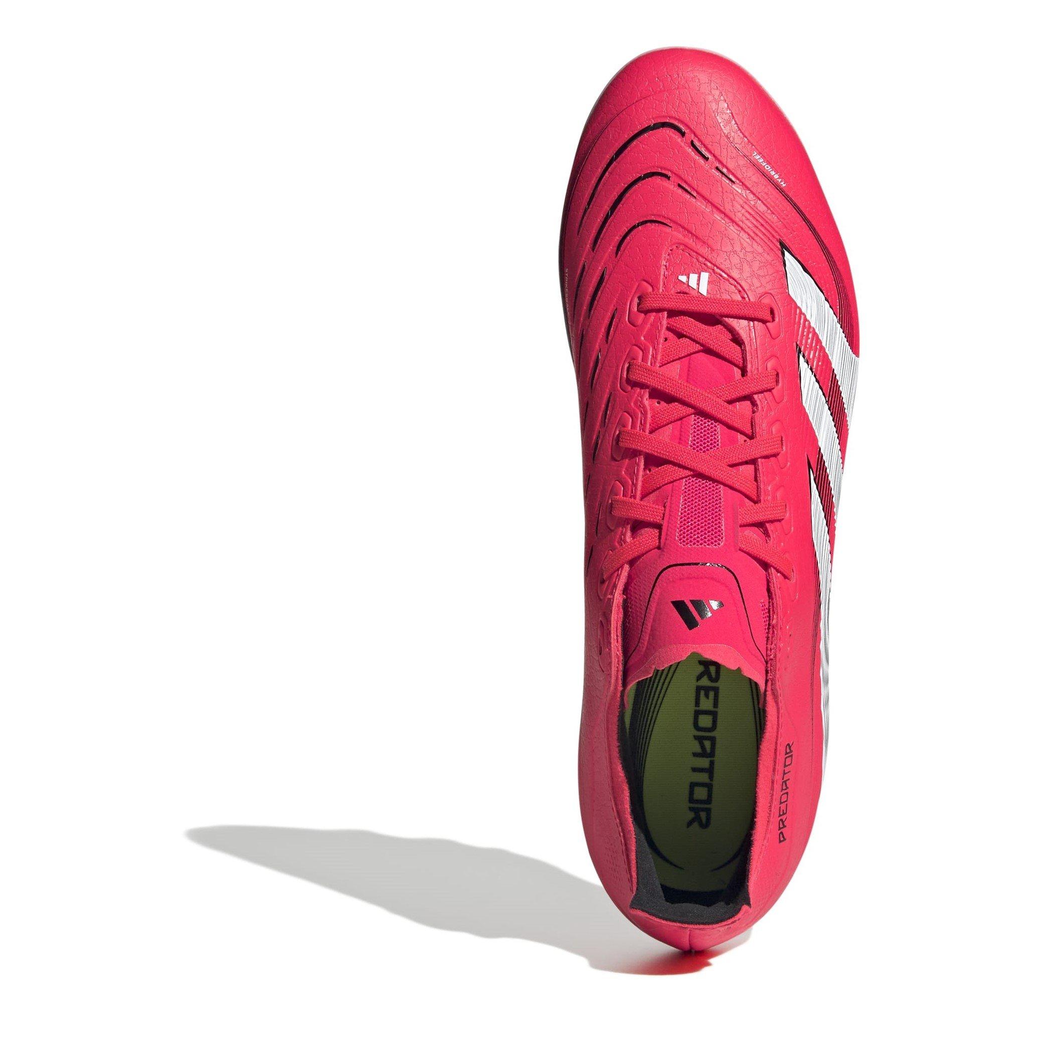 Lucid Red/Ftwr - adidas - Unisex Adults Predator League Firm Ground Football Boots - 5