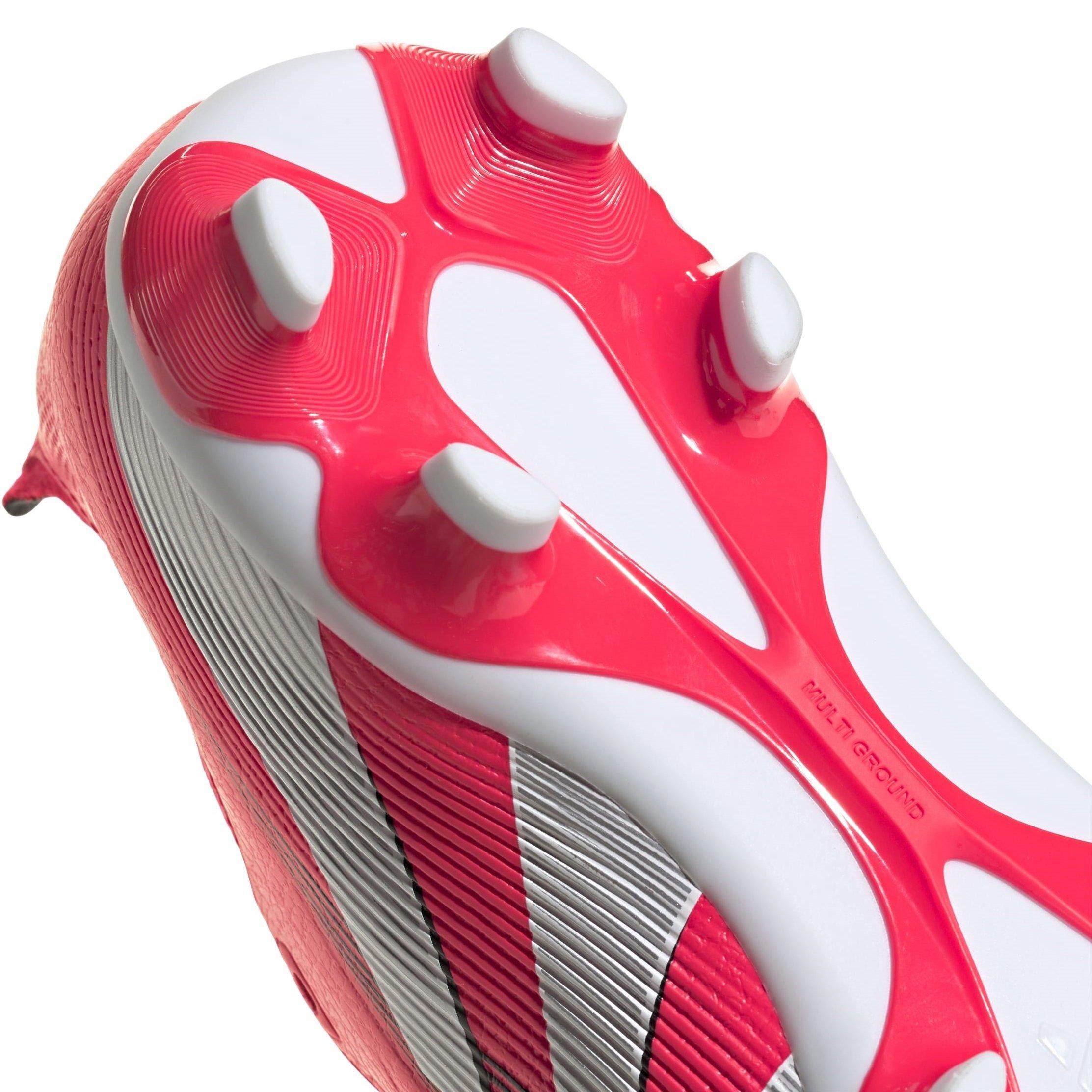 Lucid Red/Ftwr - adidas - Unisex Adults Predator League Firm Ground Football Boots - 8