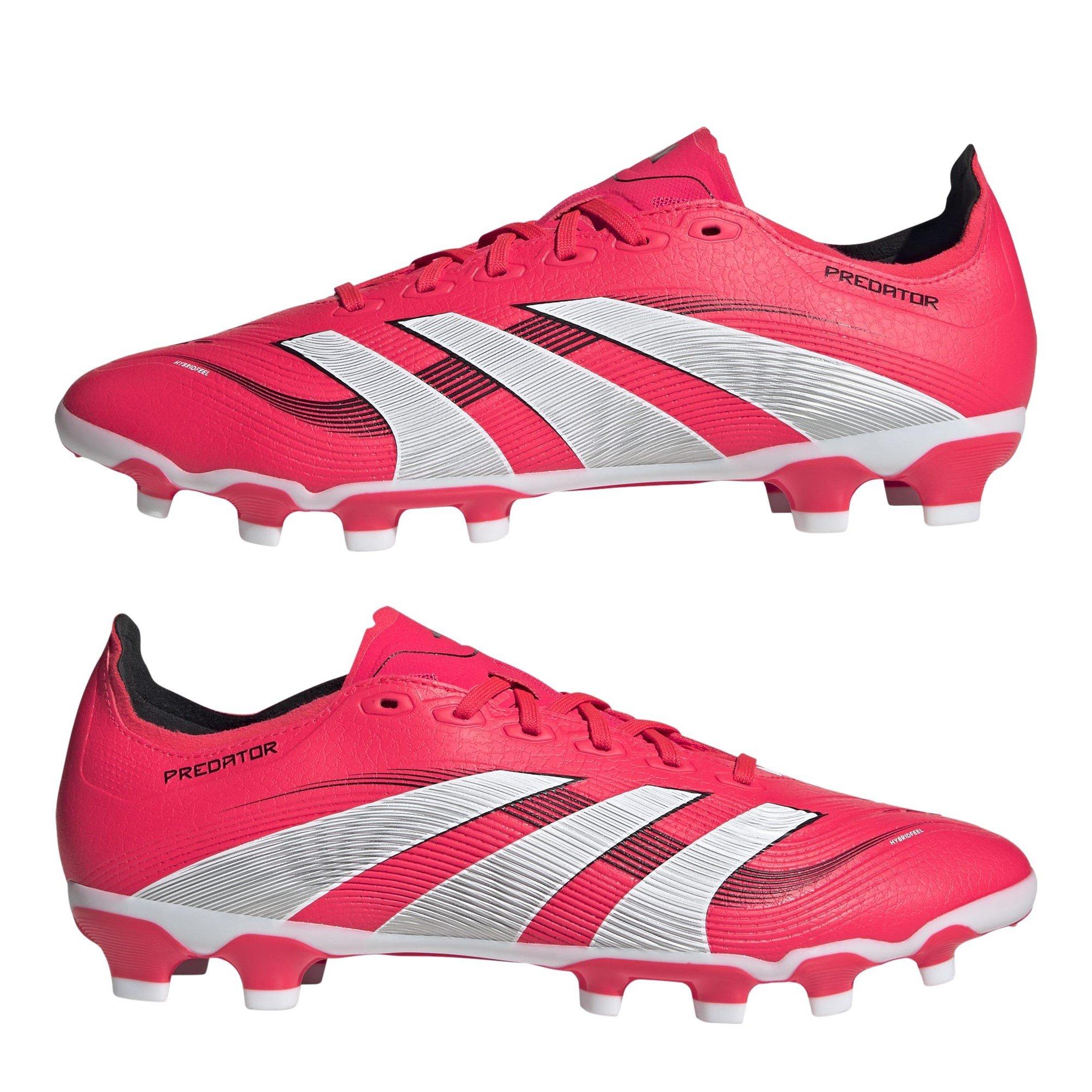 Lucid Red/Ftwr - adidas - Unisex Adults Predator League Firm Ground Football Boots - 9