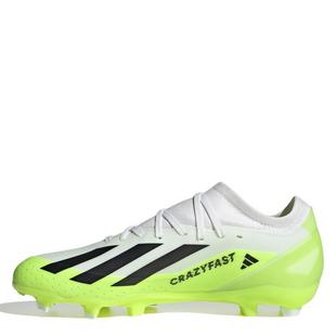 White/Blk/Lemon - adidas - X Crazyfast.3 Firm Ground Football Boots - 2