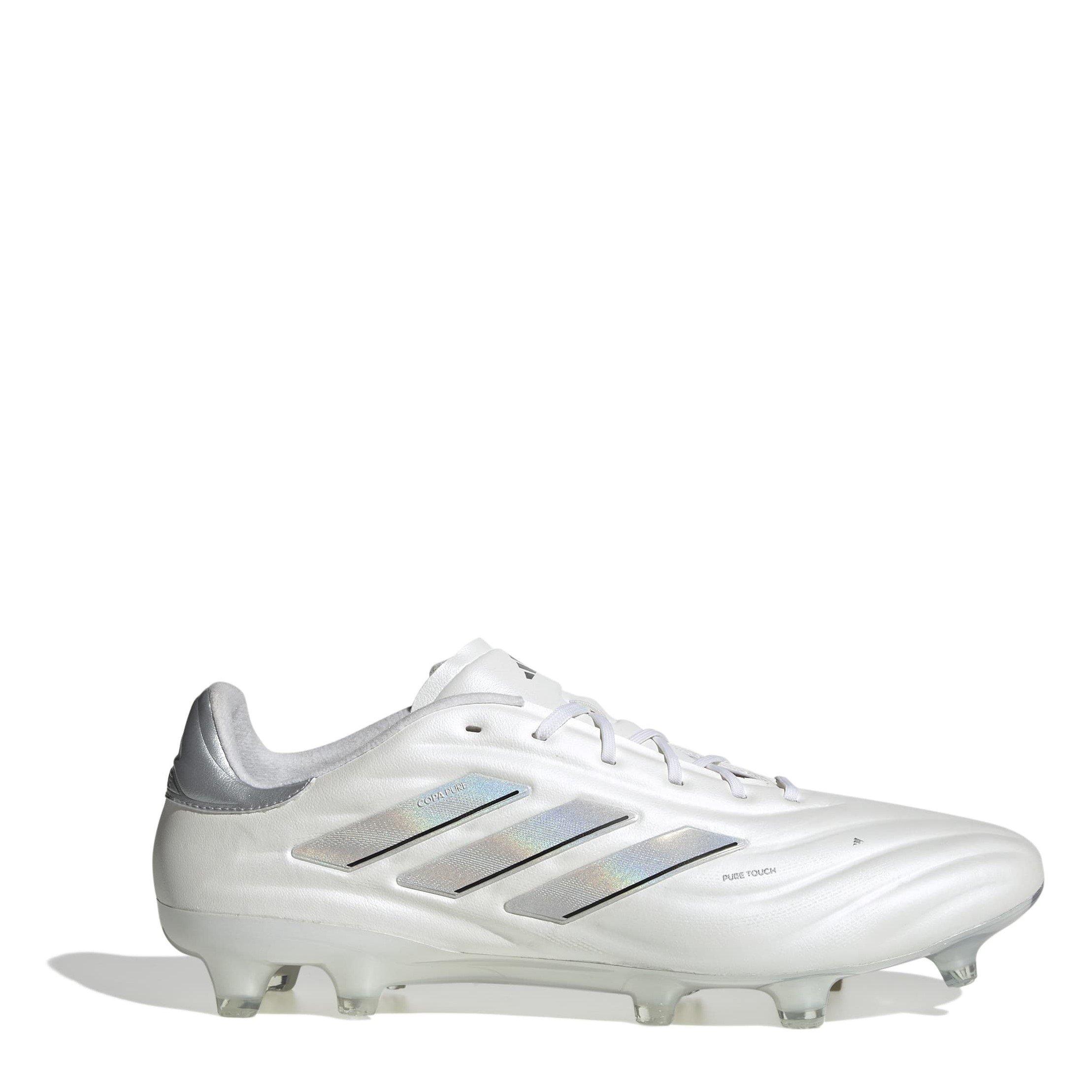 Adidas Men's Copa Pure Elite Firm Ground Football Boots - White/Silver - 6 (39.3)