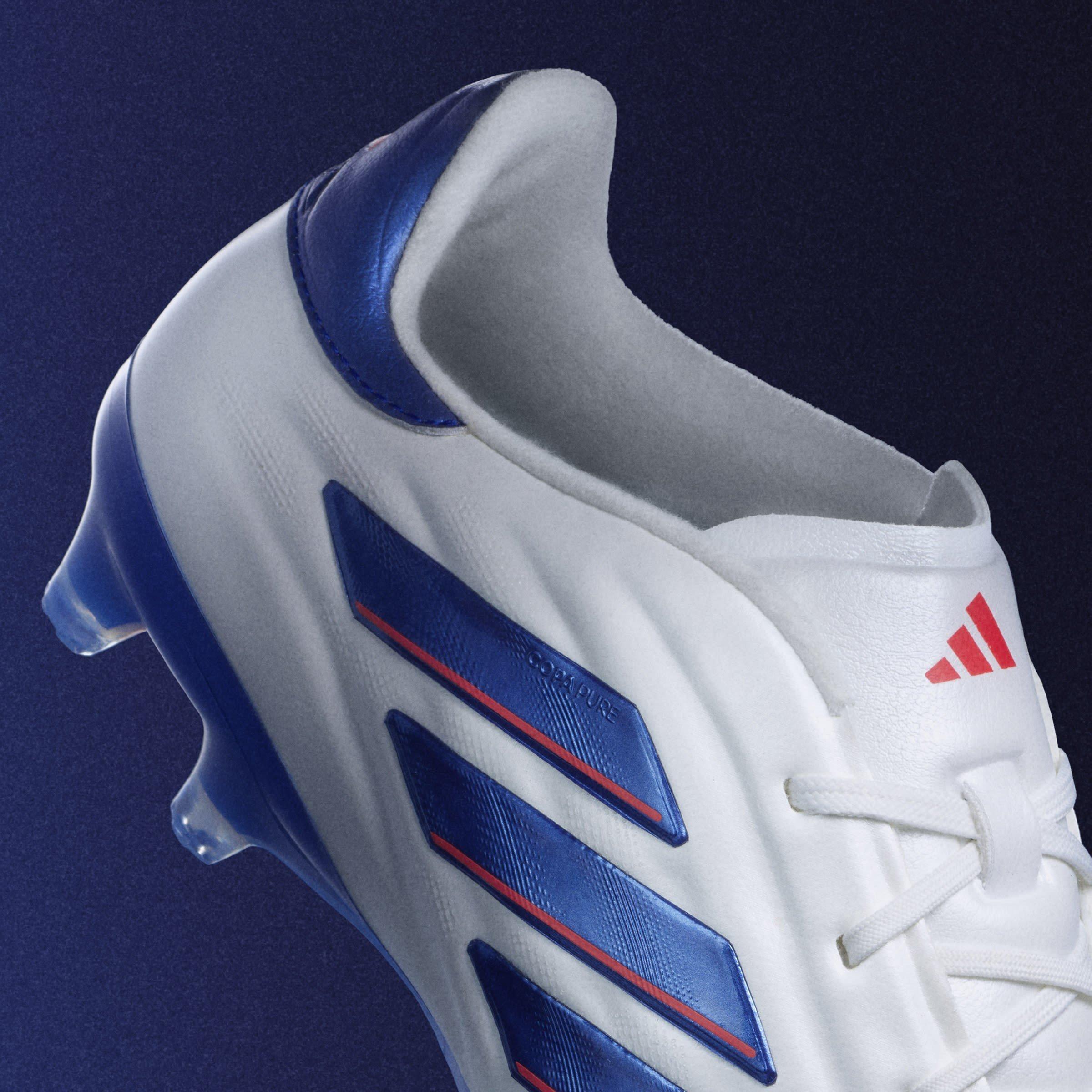 Bianco/Azzurro - adidas - Copa Pure Elite Firm Ground Football Boots - 11