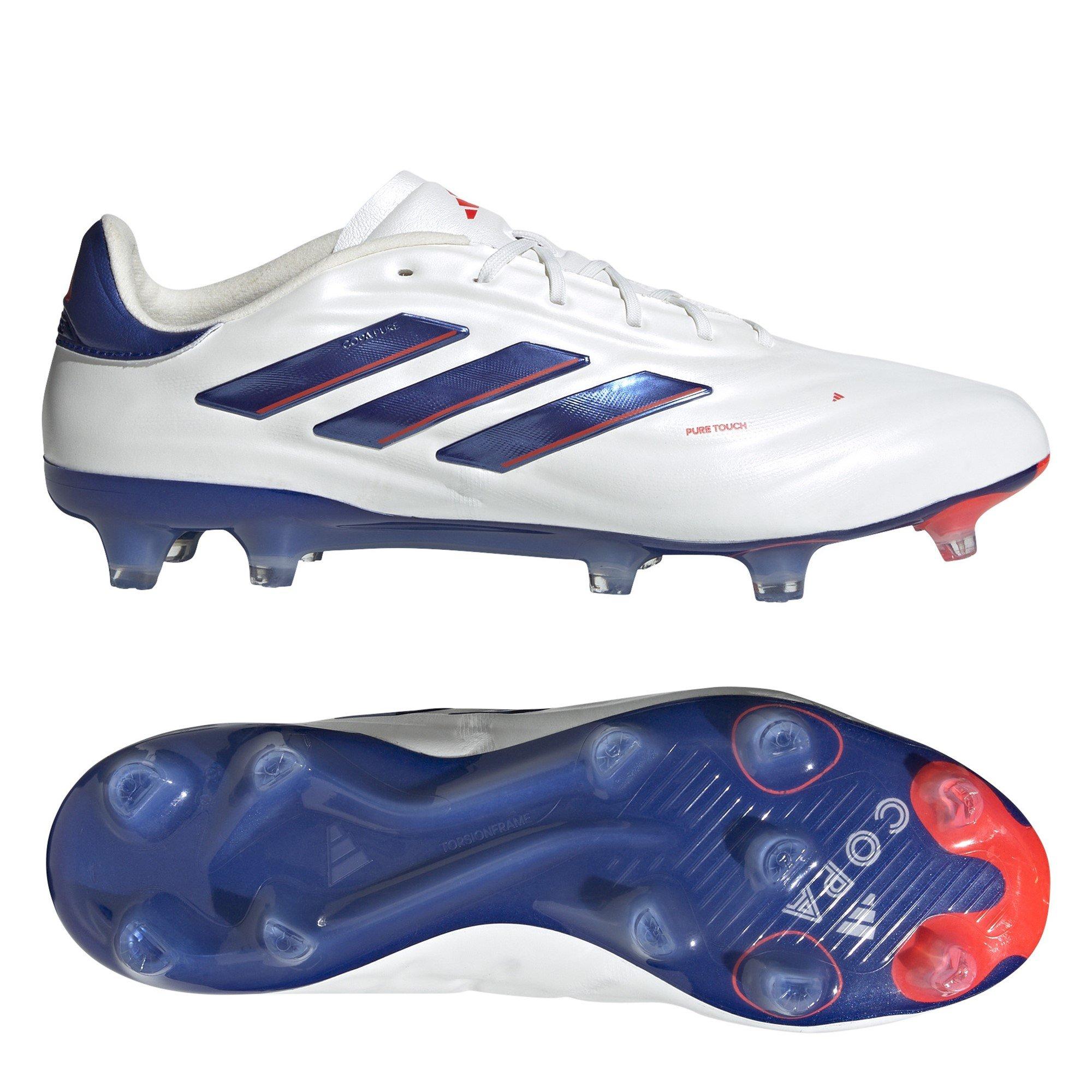 Bianco/Azzurro - adidas - Copa Pure Elite Firm Ground Football Boots - 13